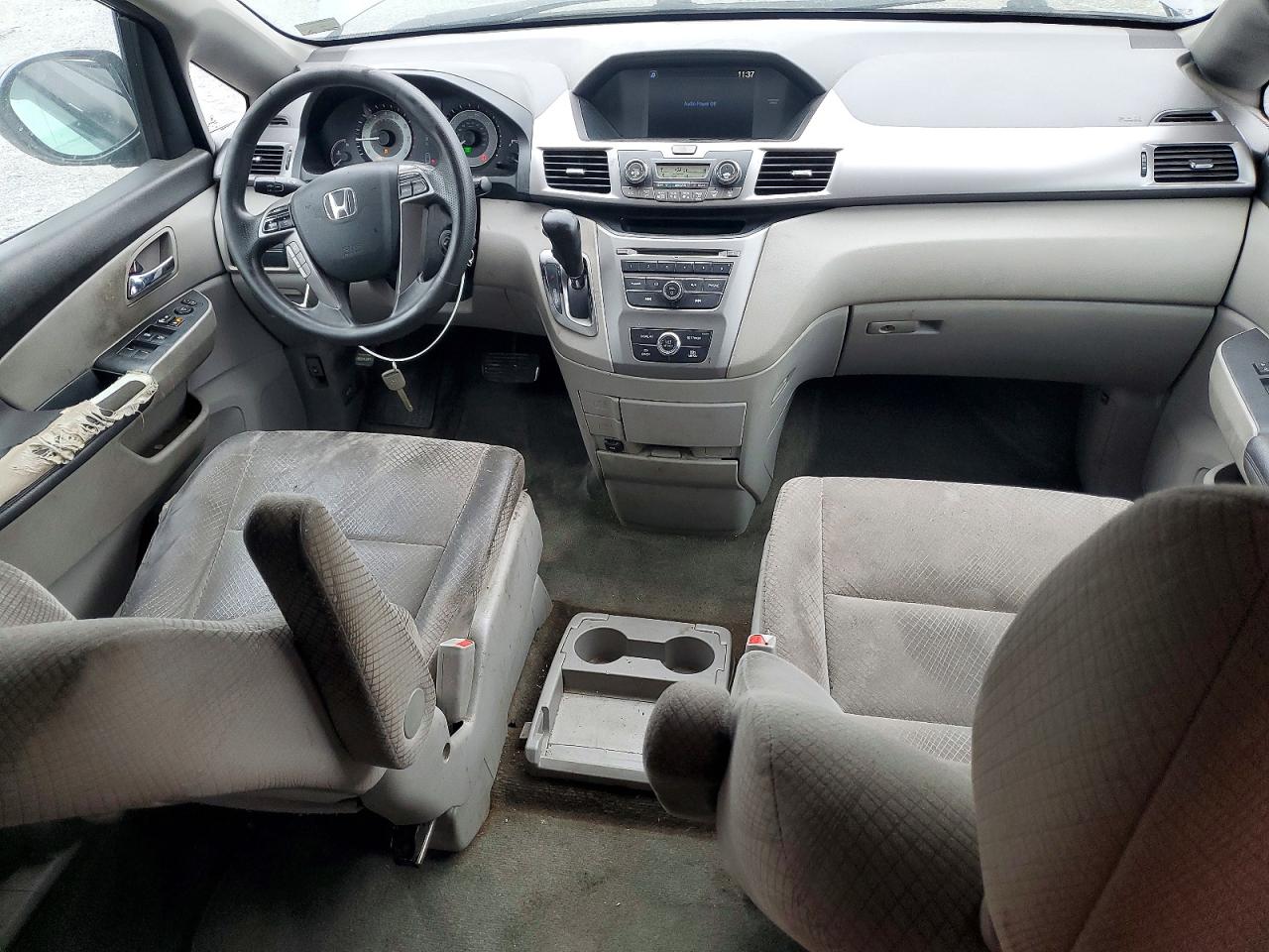 2014 Honda Odyssey Lx Gray vin: 5FNRL5H26EB136126