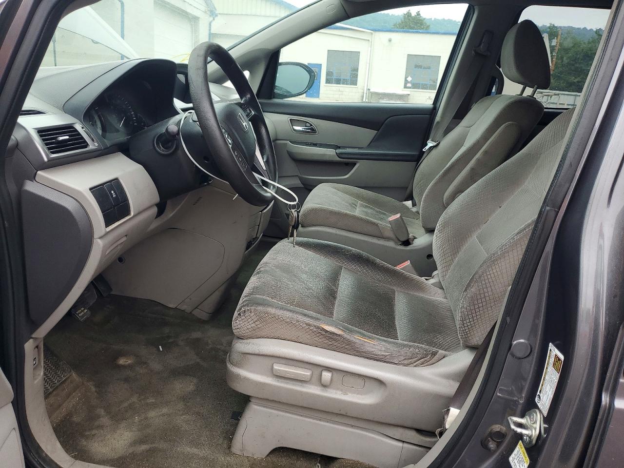 2014 Honda Odyssey Lx Gray vin: 5FNRL5H26EB136126