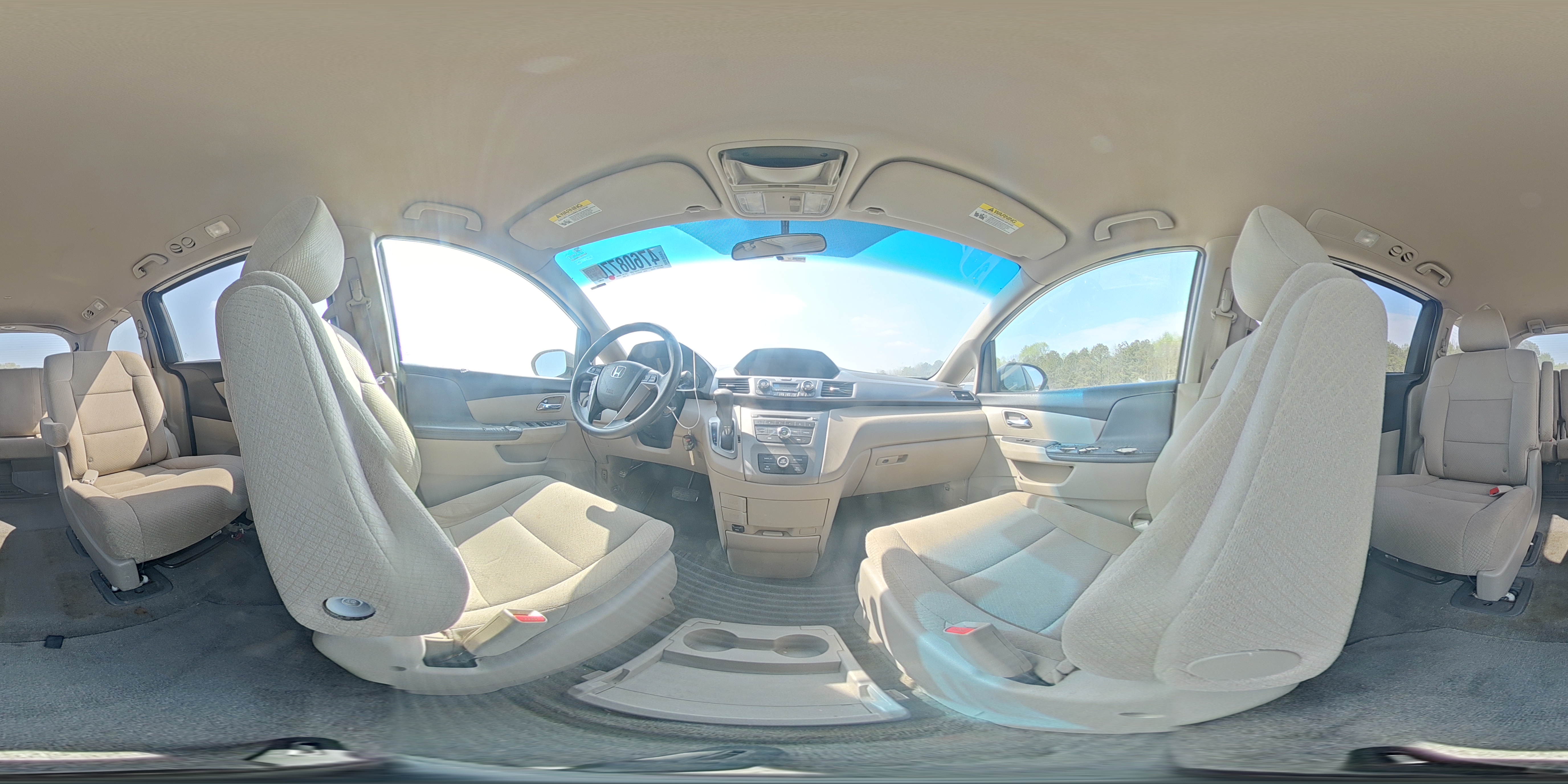 2015 Honda Odyssey Lx White vin: 5FNRL5H26FB129954