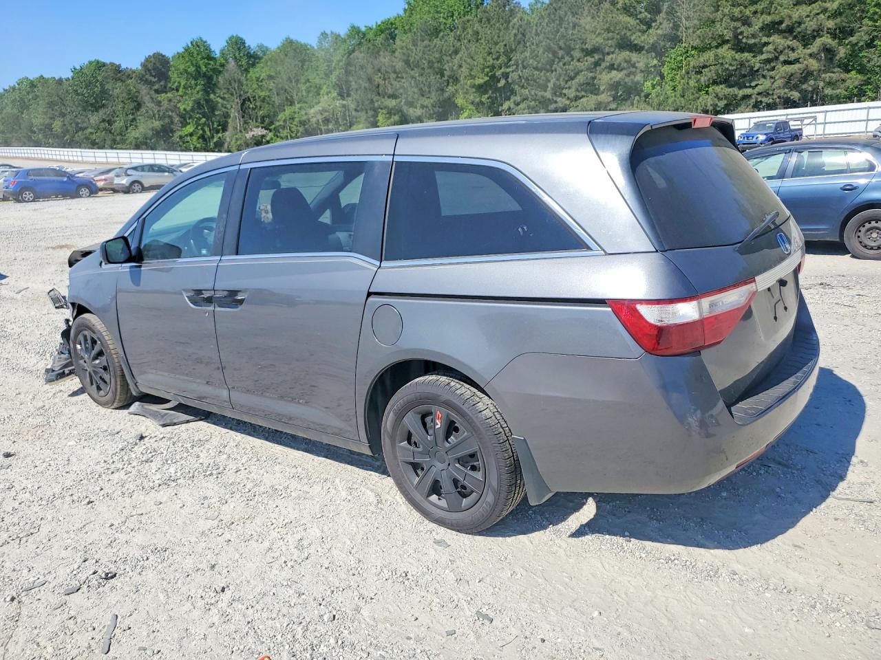 2011 Honda Odyssey Lx Gray vin: 5FNRL5H27BB075641