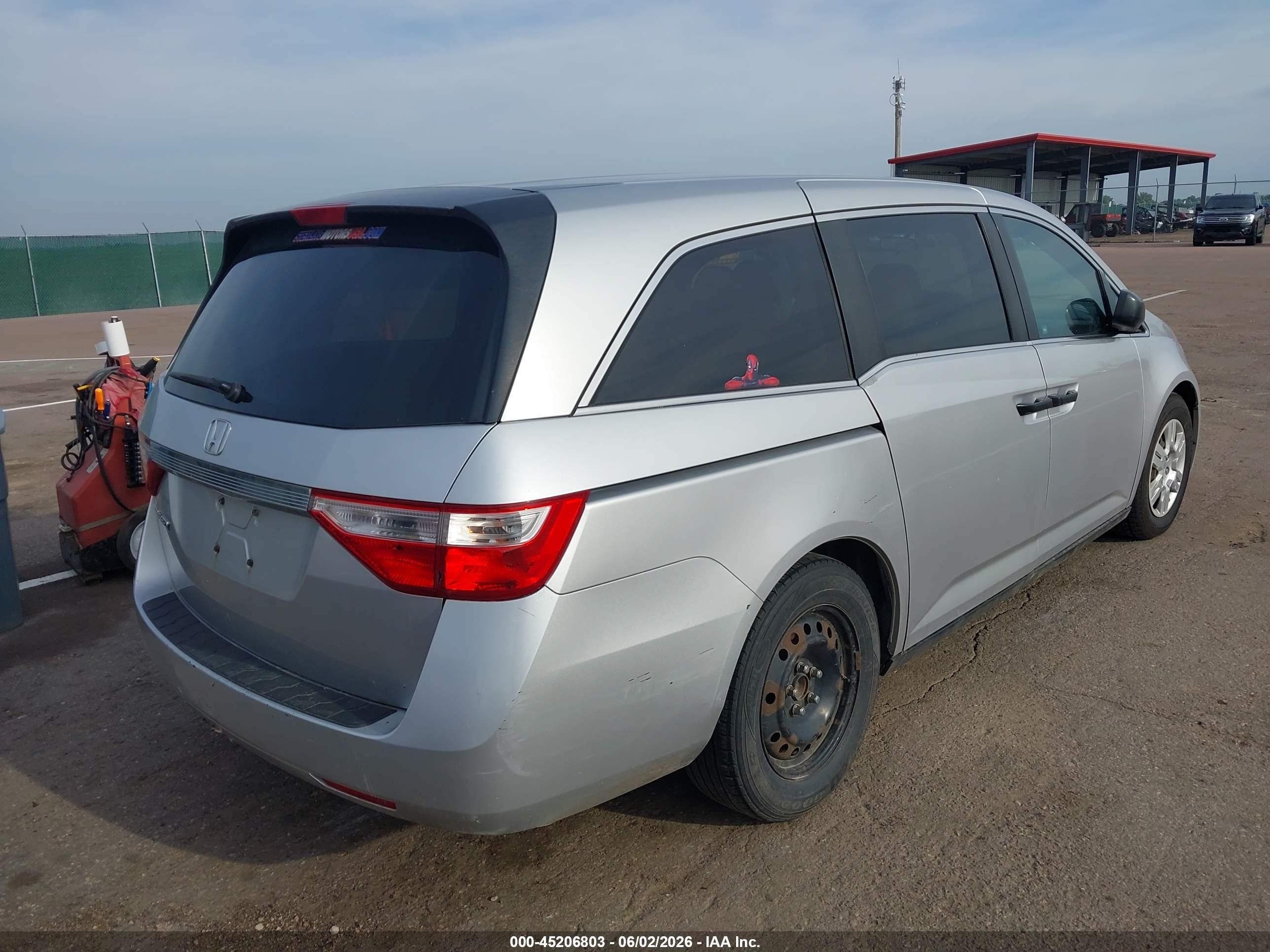 2012 Honda Odyssey Lx Silver vin: 5FNRL5H27CB114875