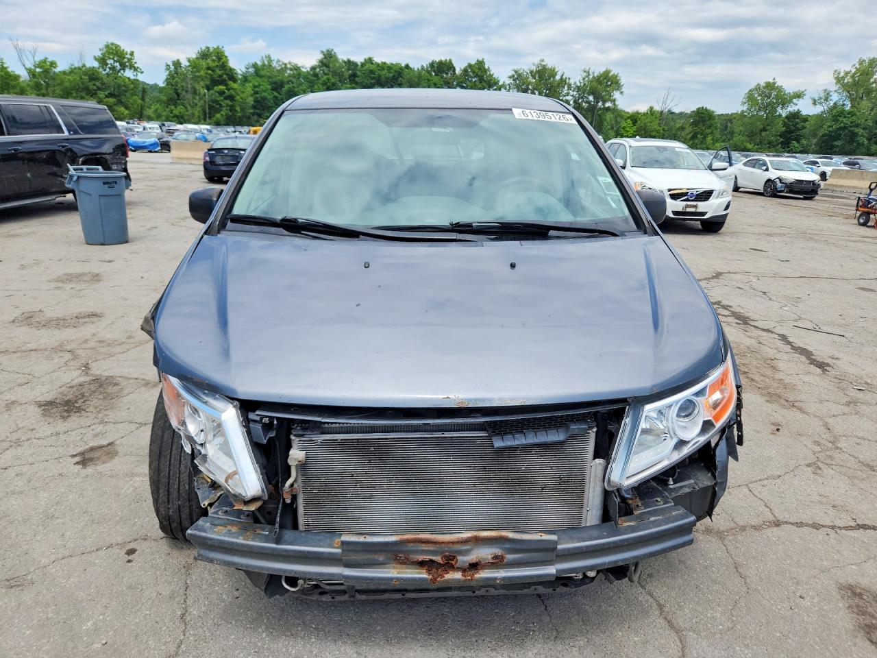 2013 Honda Odyssey Lx Gray vin: 5FNRL5H27DB059328
