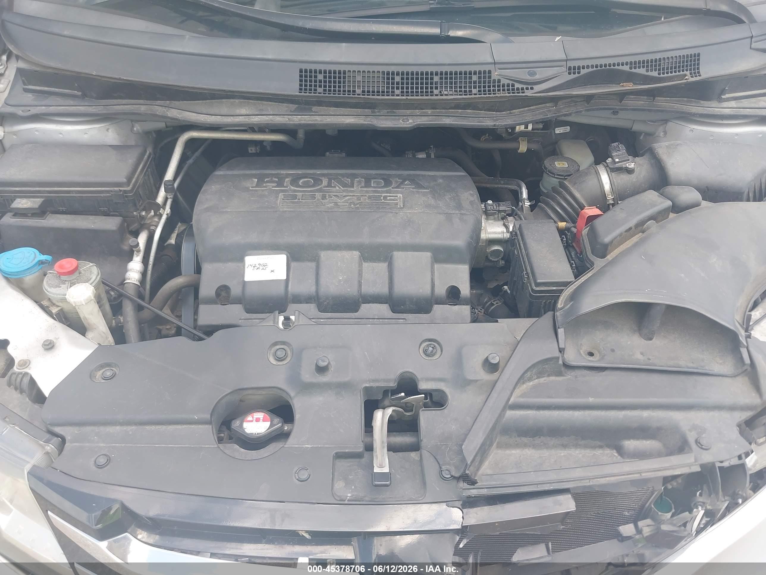 2015 Honda Odyssey Lx Серый vin: 5FNRL5H27FB087309