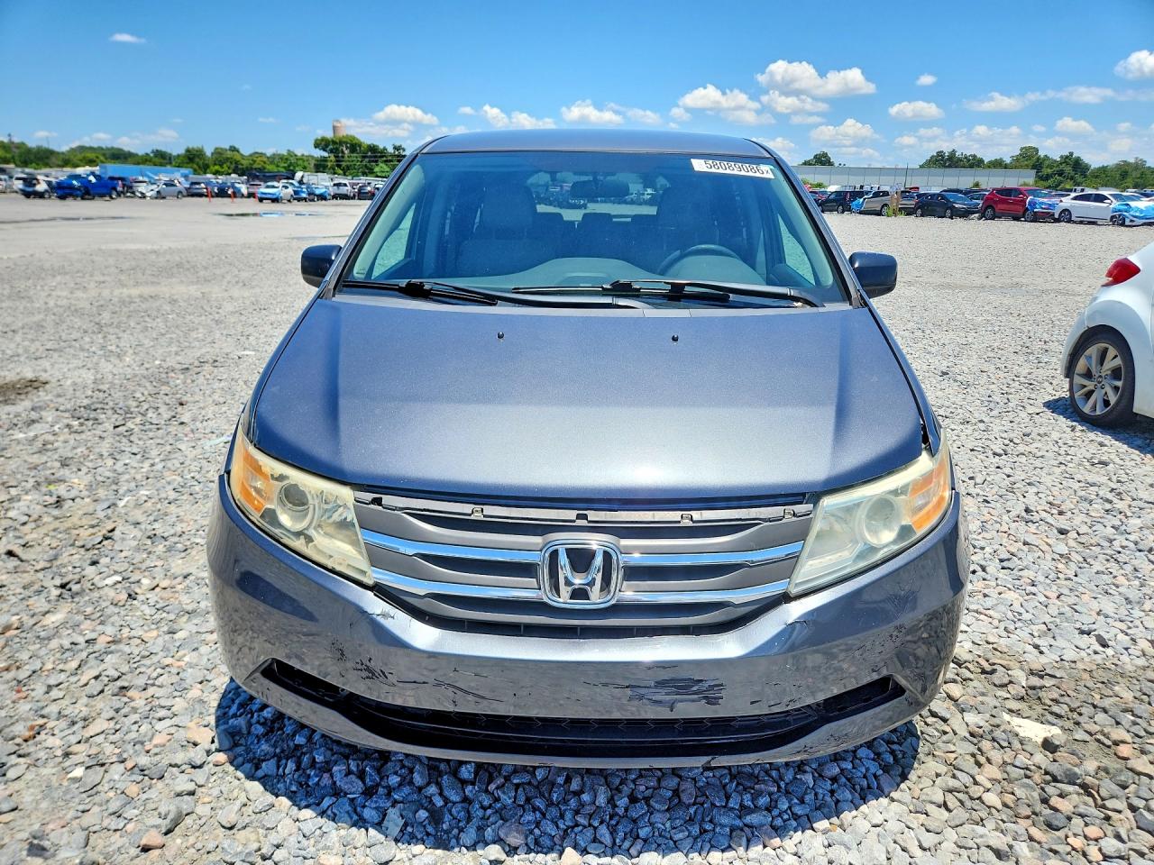 2012 Honda Odyssey Lx Blue vin: 5FNRL5H28CB044531