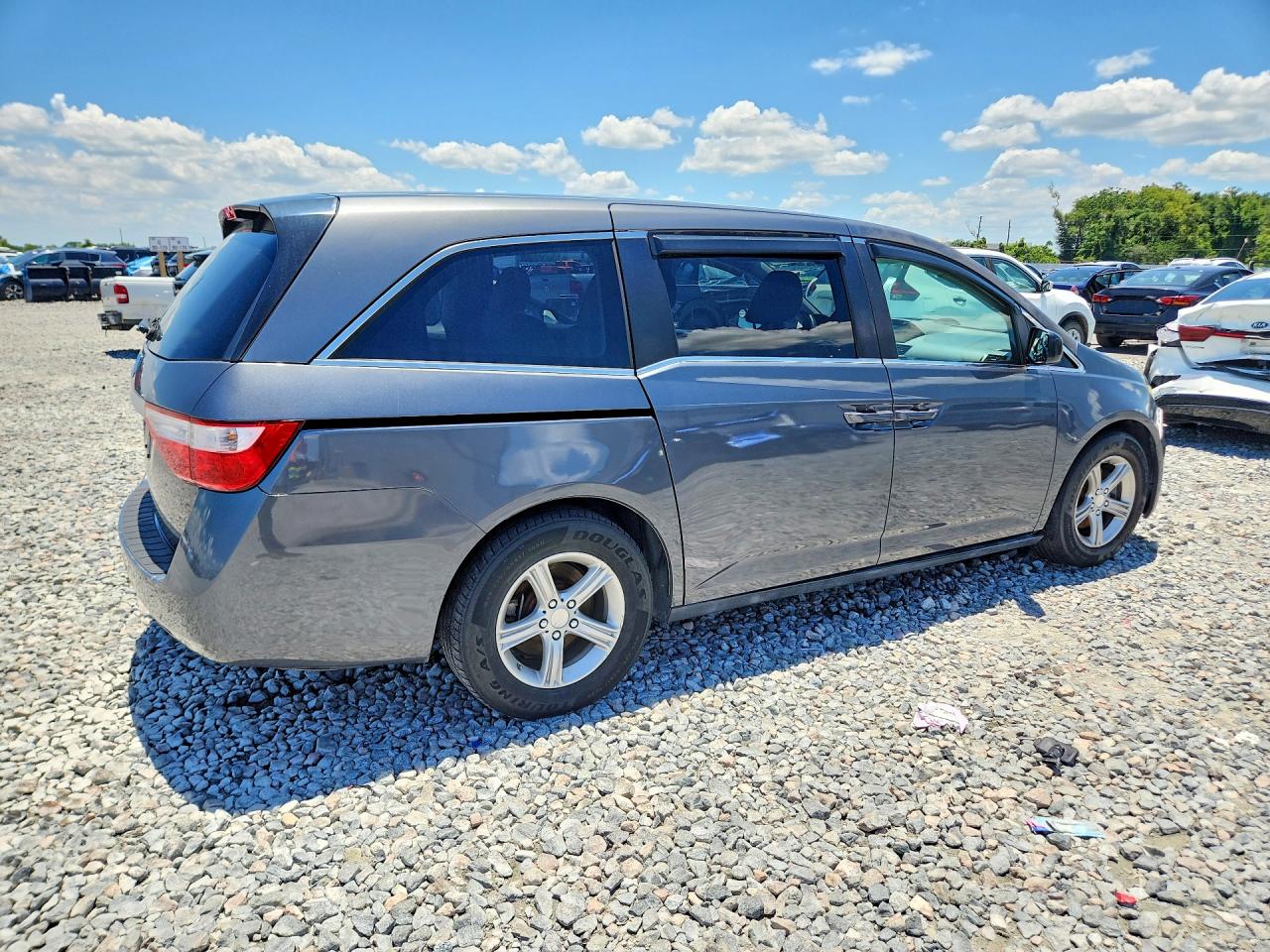 2012 Honda Odyssey Lx Blue vin: 5FNRL5H28CB044531