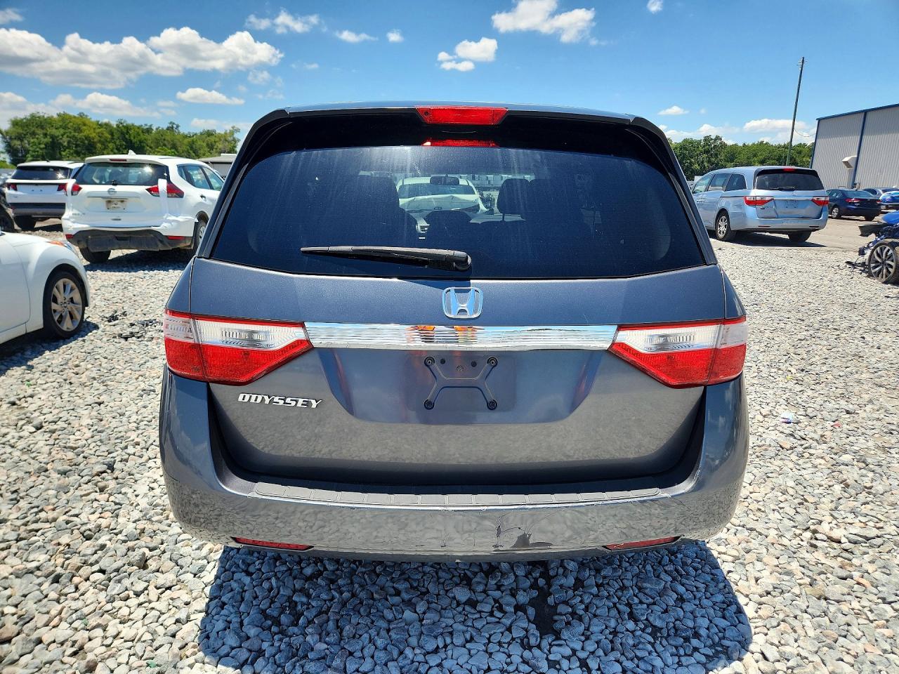 2012 Honda Odyssey Lx Blue vin: 5FNRL5H28CB044531