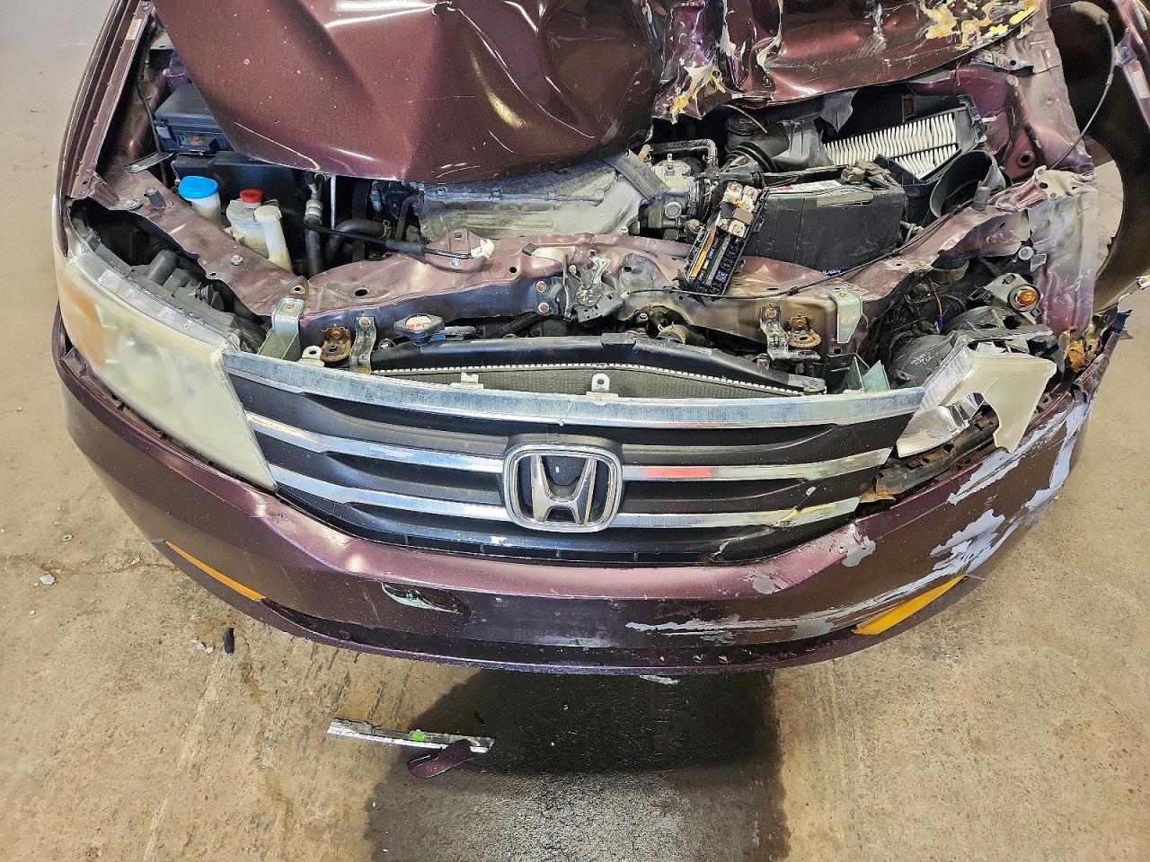 2012 Honda Odyssey Lx Maroon vin: 5FNRL5H28CB064410