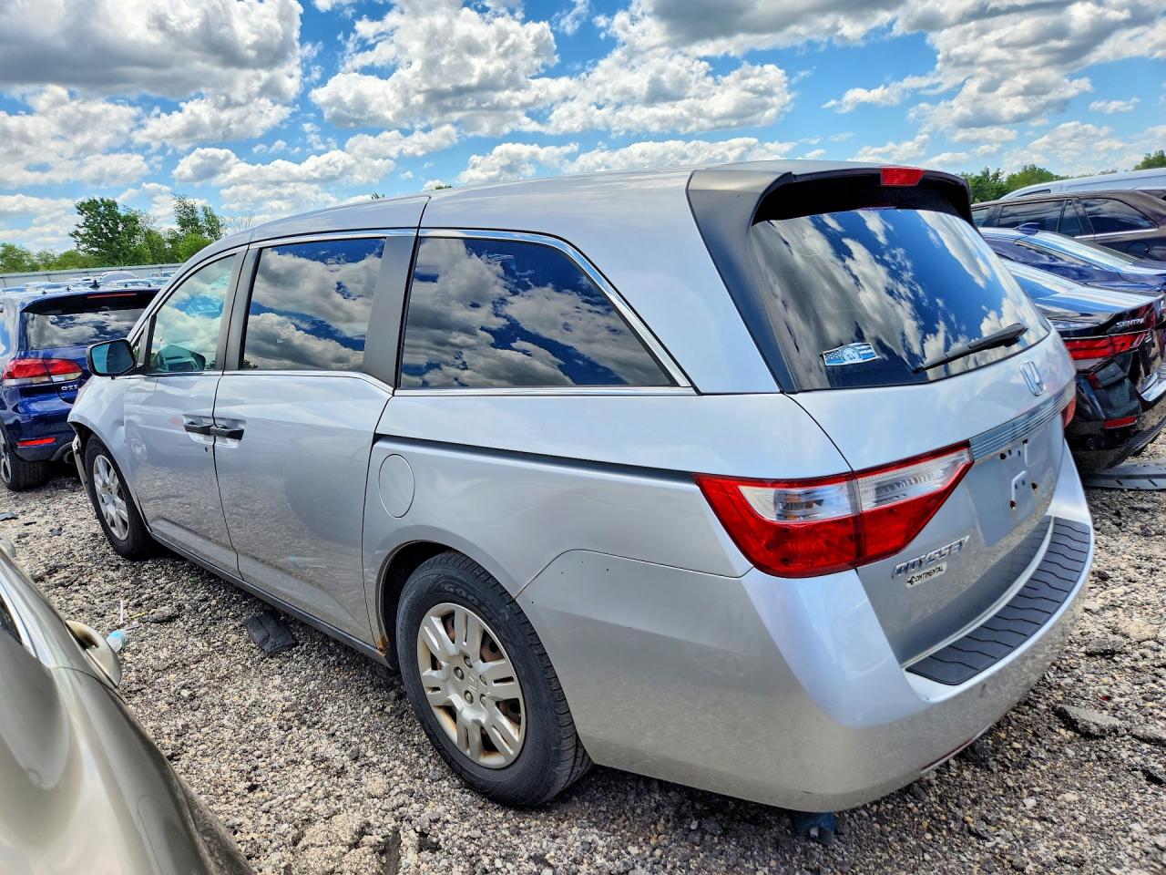 2012 Honda Odyssey Lx Silver vin: 5FNRL5H28CB081045