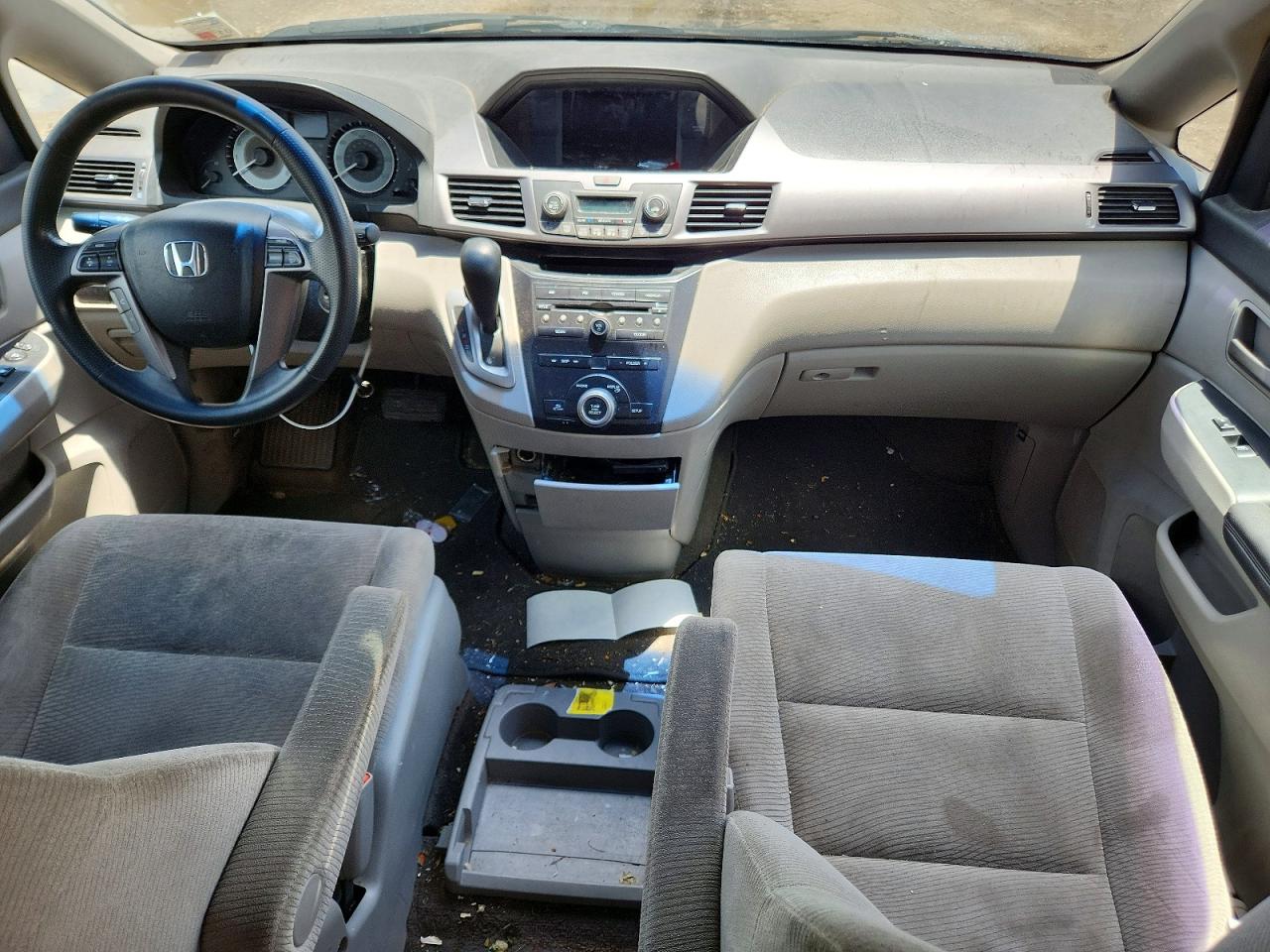2013 Honda Odyssey Lx Gray vin: 5FNRL5H28DB052906