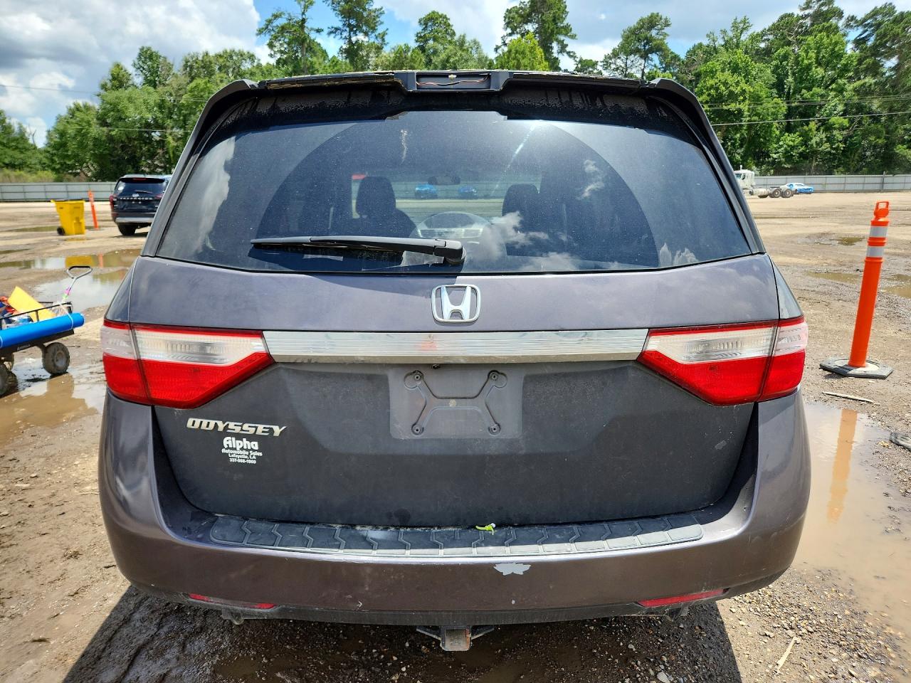 2013 Honda Odyssey Lx Gray vin: 5FNRL5H28DB052906