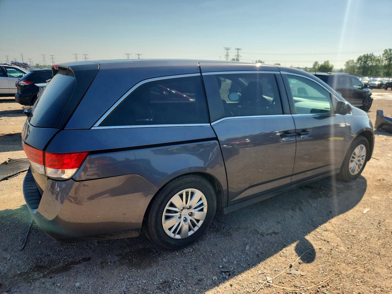 2015 Honda Odyssey Lx Угольный vin: 5FNRL5H28FB106949