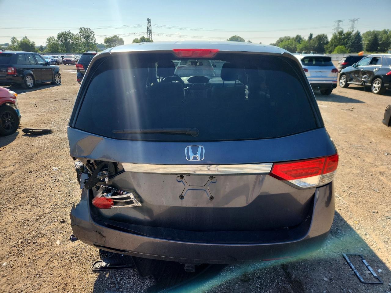 2015 Honda Odyssey Lx Угольный vin: 5FNRL5H28FB106949
