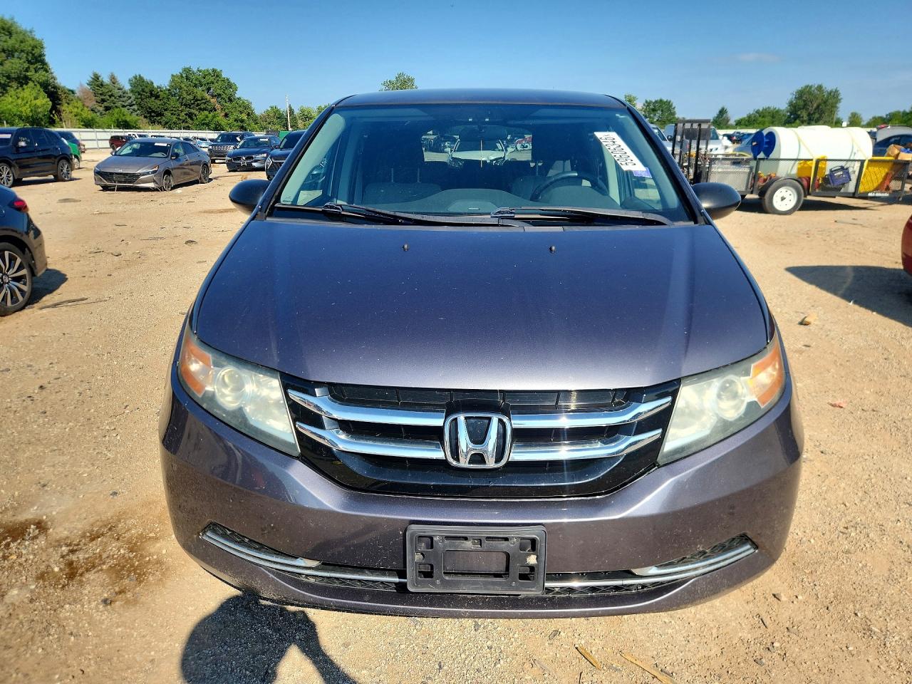 2015 Honda Odyssey Lx Угольный vin: 5FNRL5H28FB106949