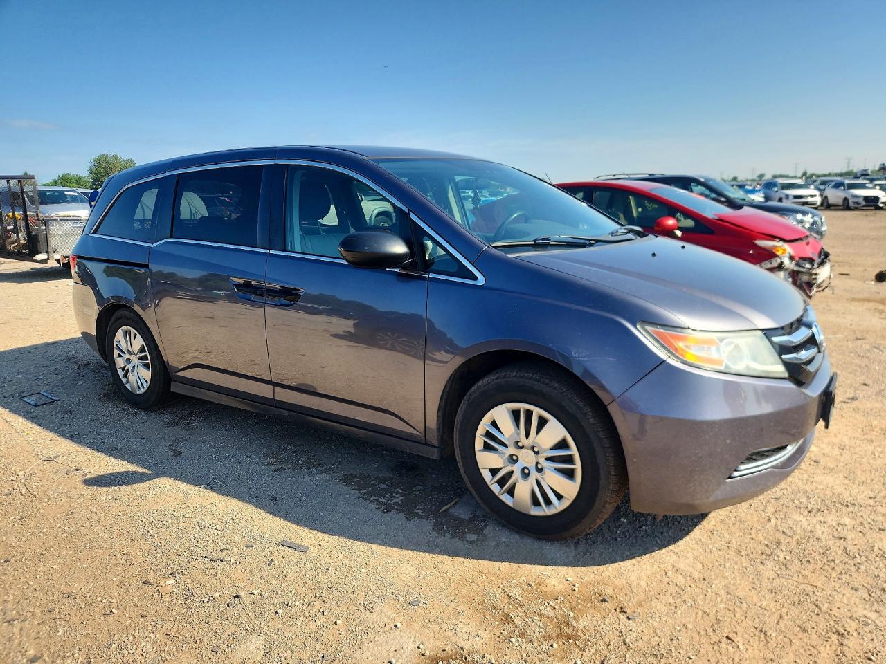 2015 Honda Odyssey Lx Угольный vin: 5FNRL5H28FB106949