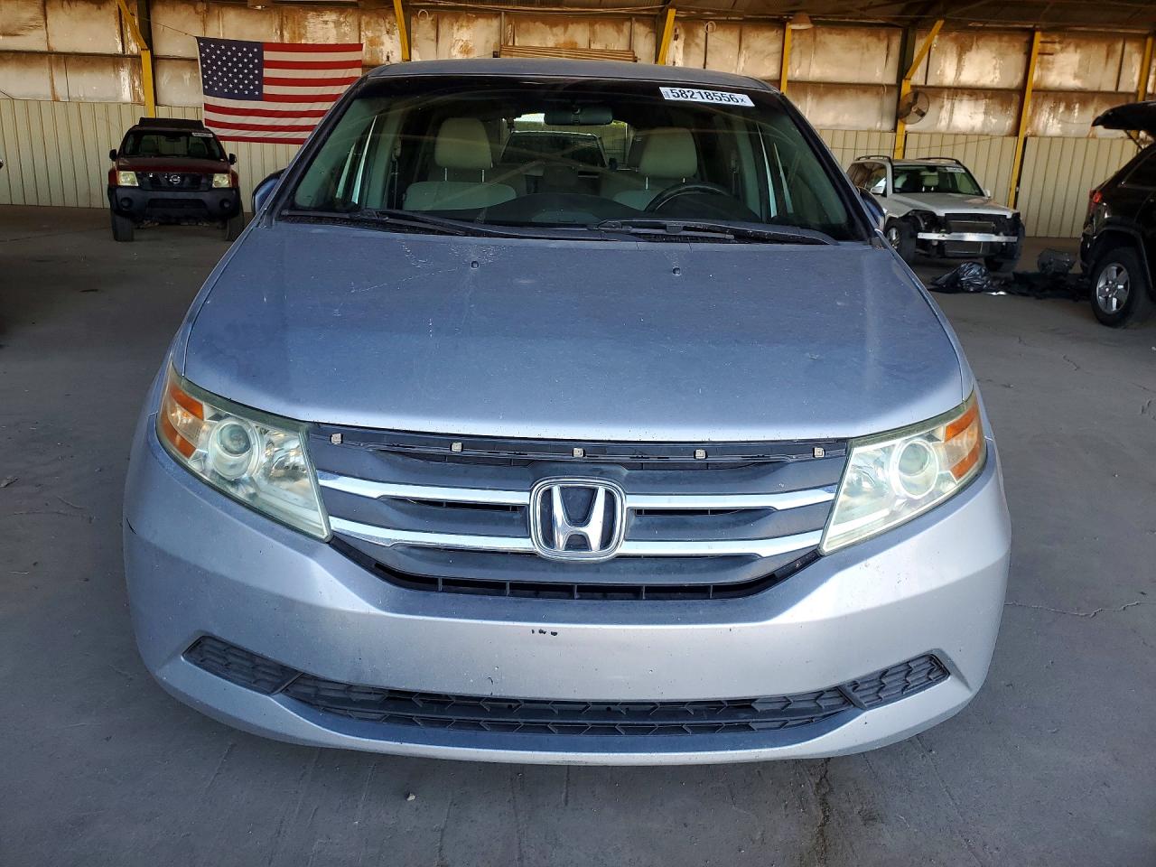 2011 Honda Odyssey Lx Silver vin: 5FNRL5H29BB006787