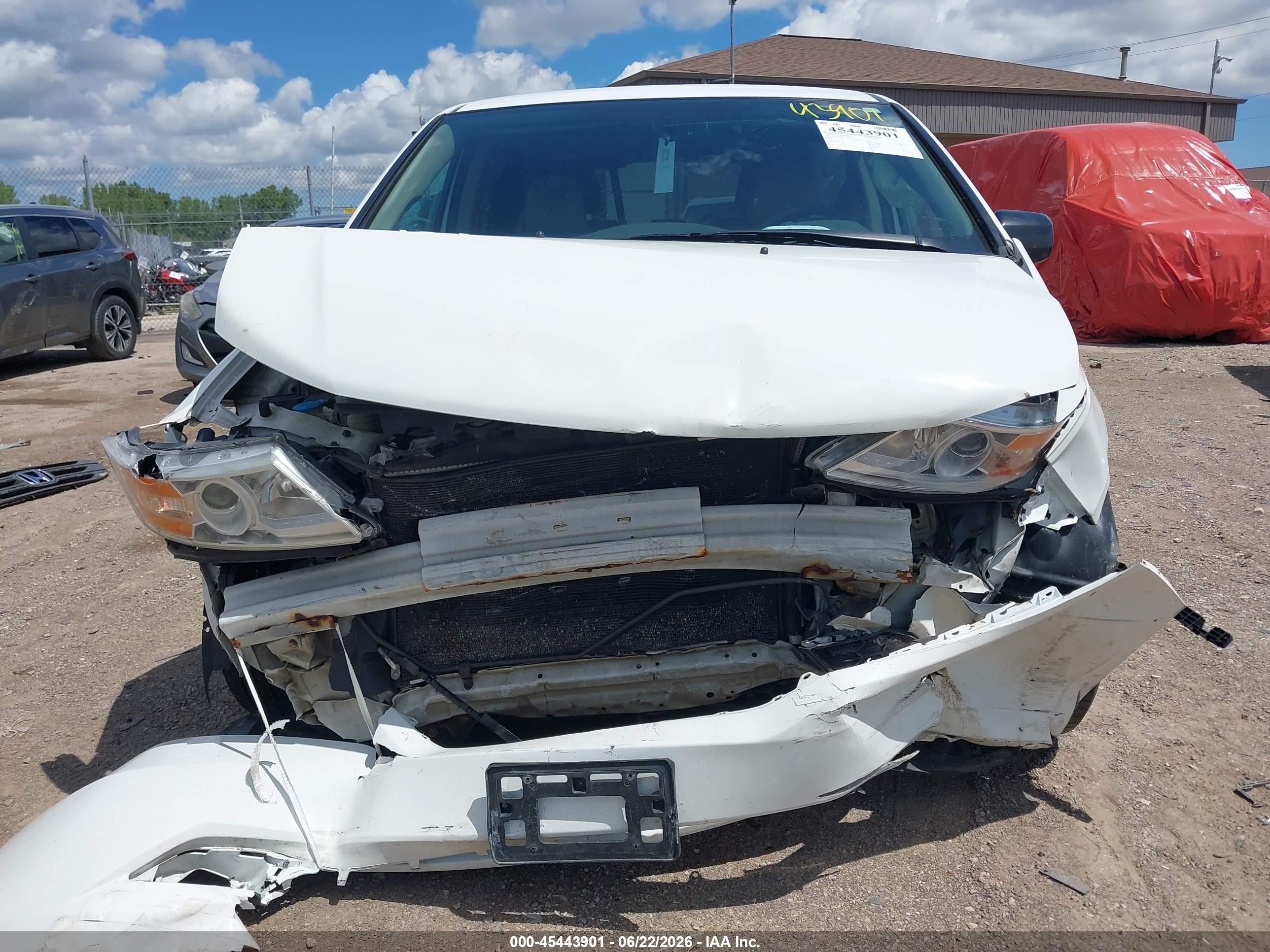 2012 Honda Odyssey Lx White vin: 5FNRL5H29CB056445
