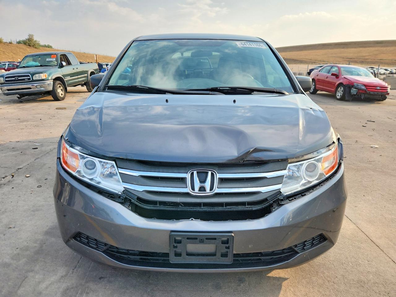 2012 Honda Odyssey Lx Gray vin: 5FNRL5H29CB128549