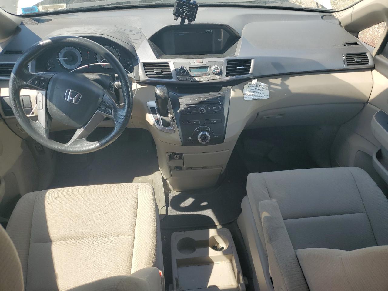 2013 Honda Odyssey Lx White vin: 5FNRL5H29DB007408