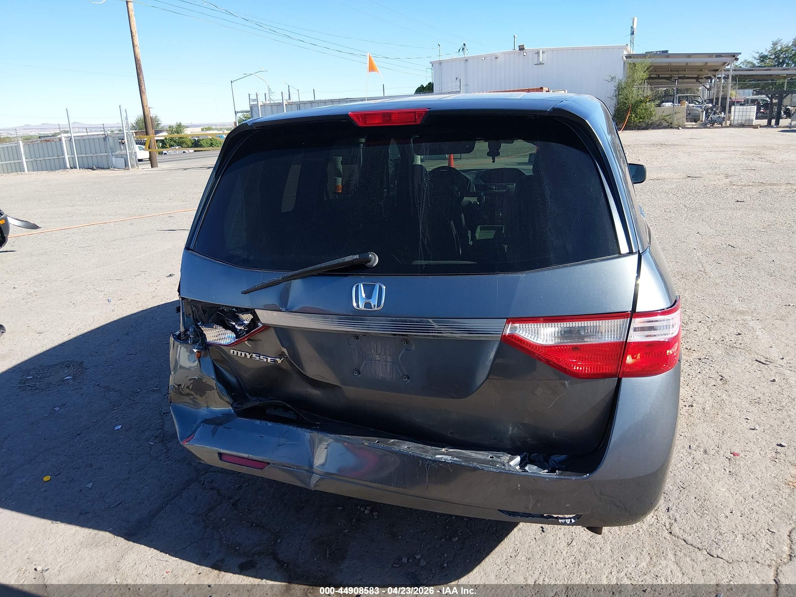 2013 Honda Odyssey Lx Gray vin: 5FNRL5H29DB030722