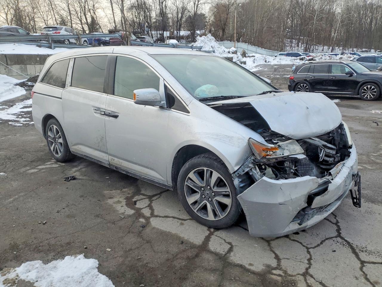 2013 Honda Odyssey Lx Серебряный vin: 5FNRL5H29DB054227