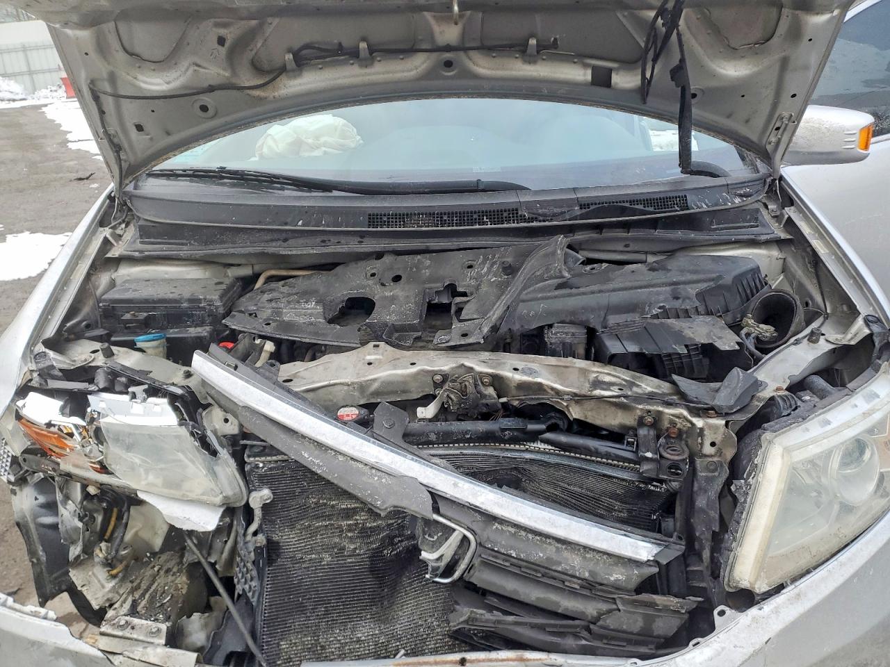 2013 Honda Odyssey Lx Серебряный vin: 5FNRL5H29DB054227