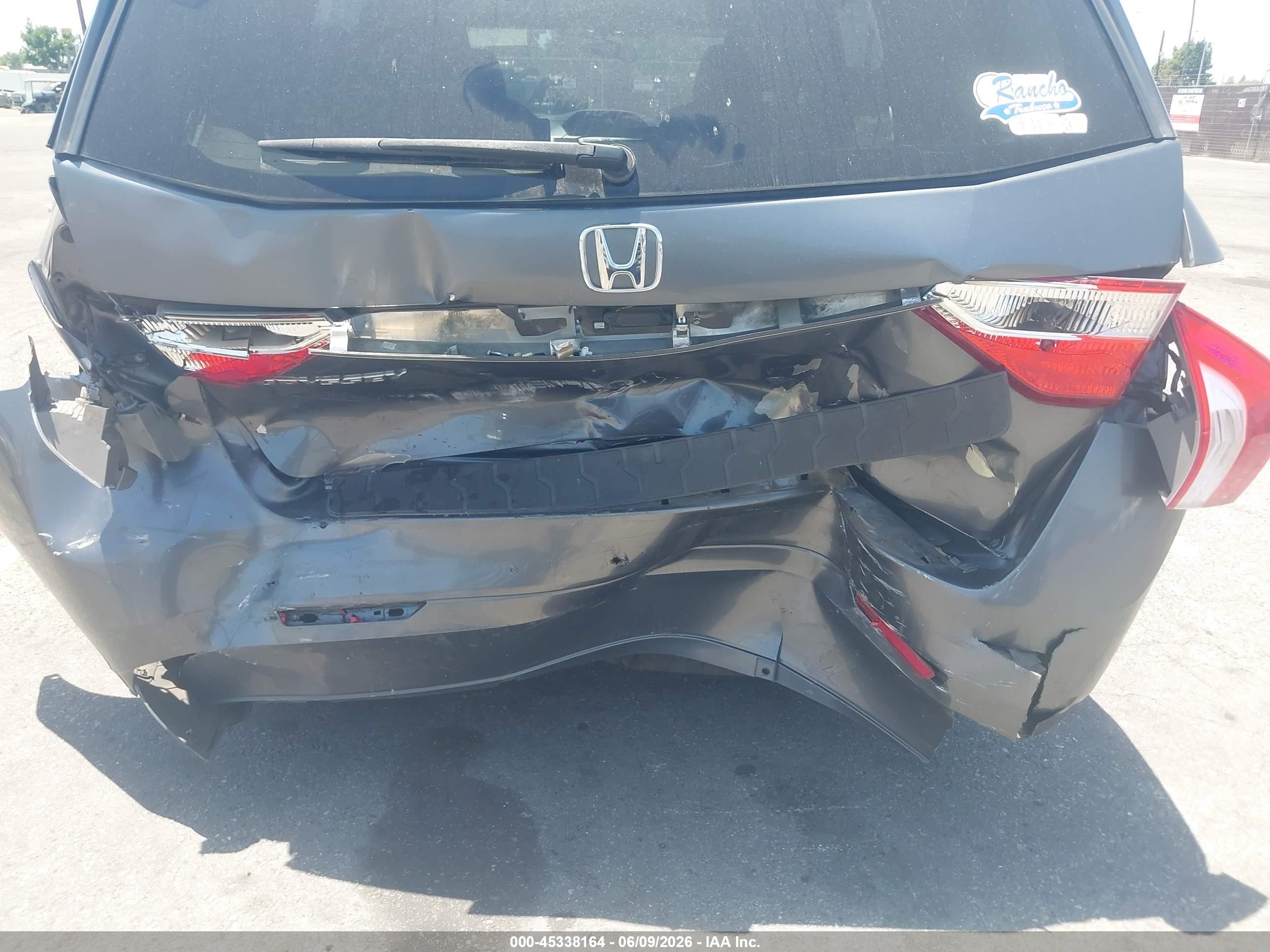 2013 Honda Odyssey Lx Gray vin: 5FNRL5H29DB058374