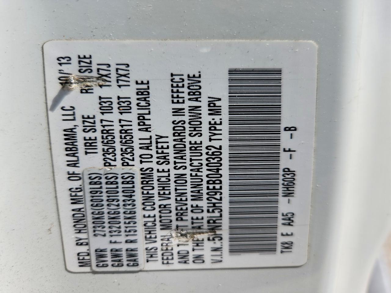 2014 Honda Odyssey Lx Silver vin: 5FNRL5H29EB040362