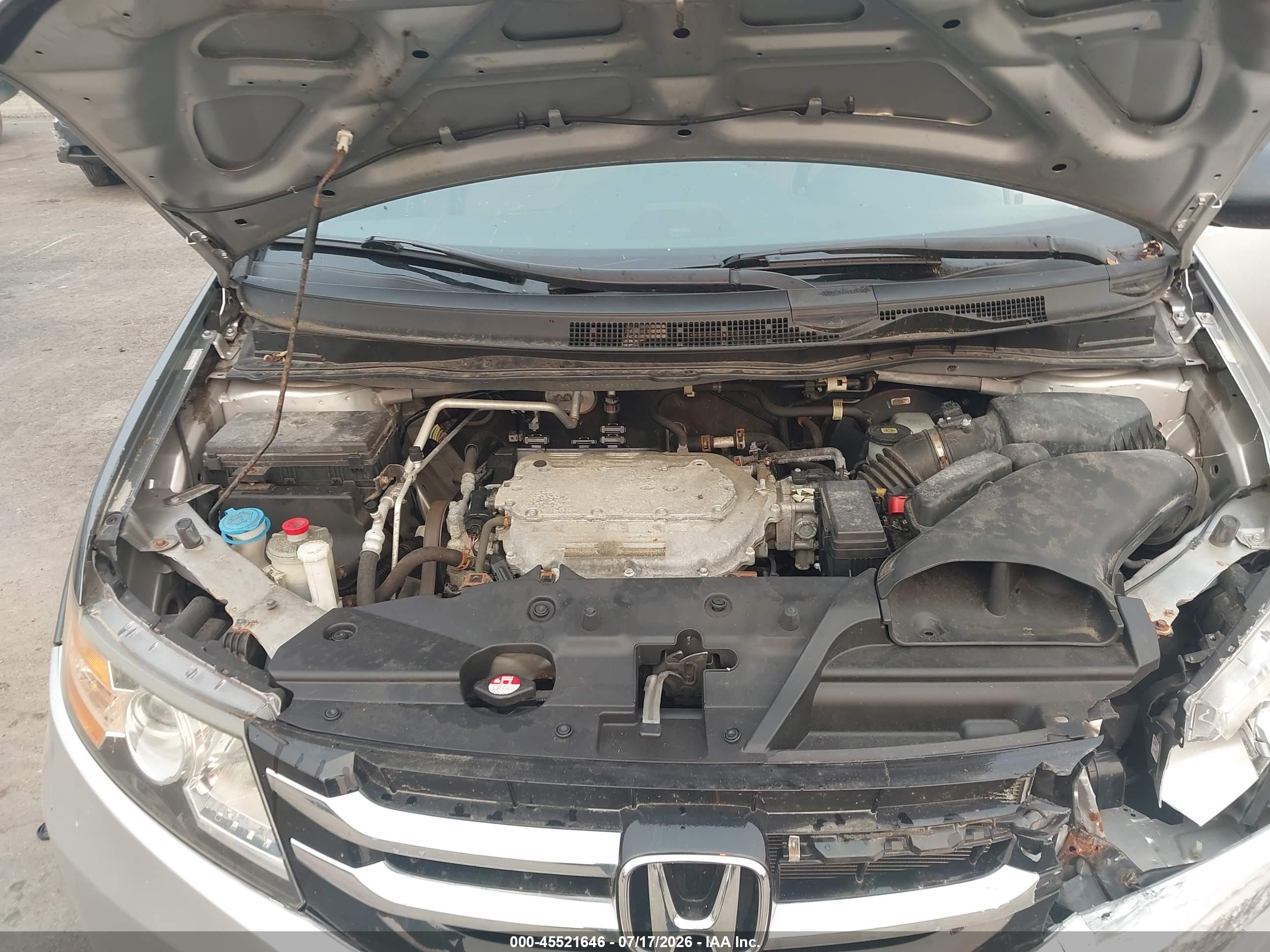 2014 Honda Odyssey Lx Silver vin: 5FNRL5H29EB056951
