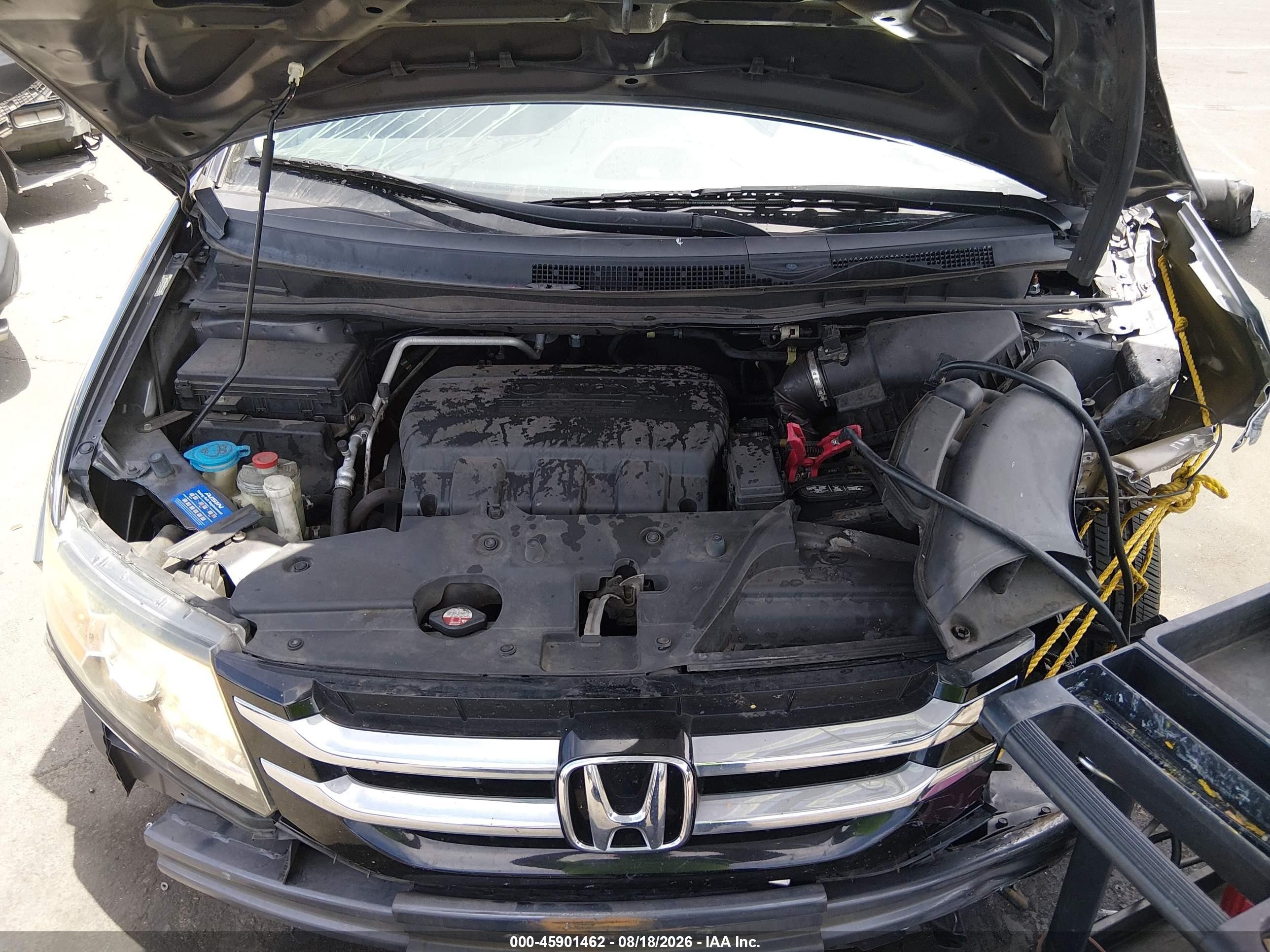 2014 Honda Odyssey Lx Gray vin: 5FNRL5H29EB065519