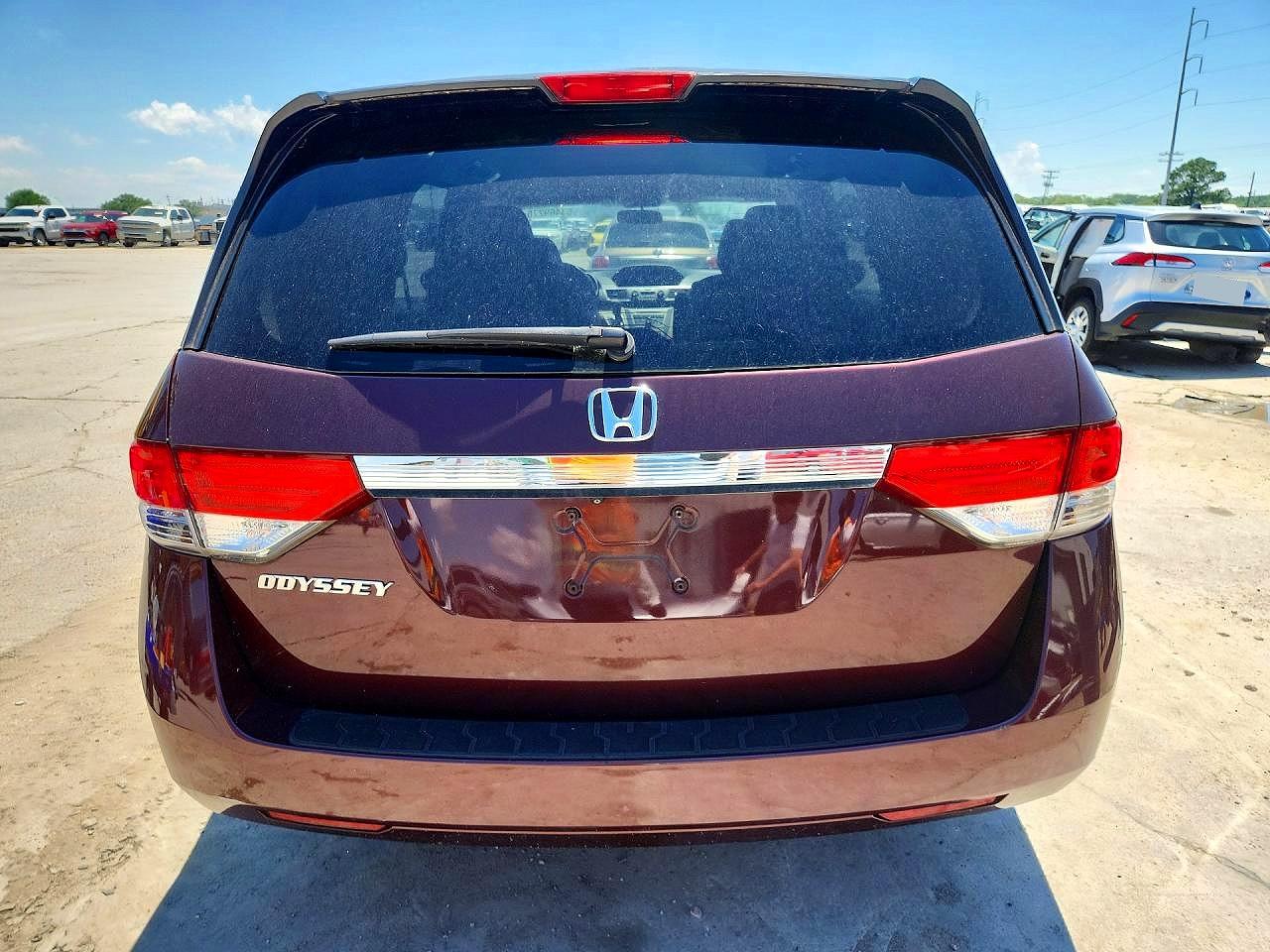 2014 Honda Odyssey Lx Бордовый vin: 5FNRL5H29EB088976