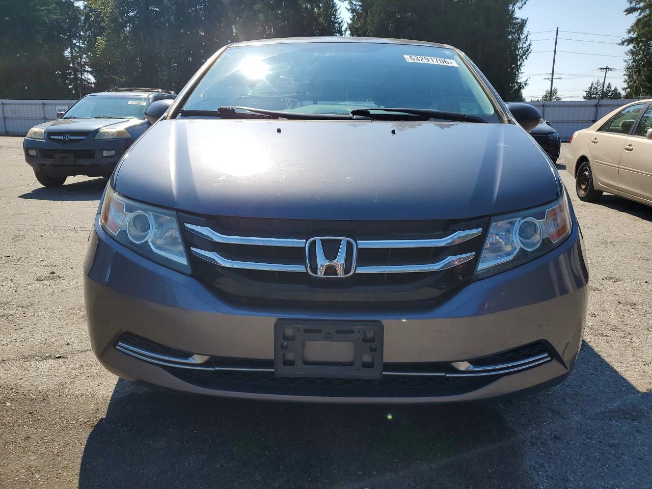 2014 Honda Odyssey Lx Gray vin: 5FNRL5H29EB112659