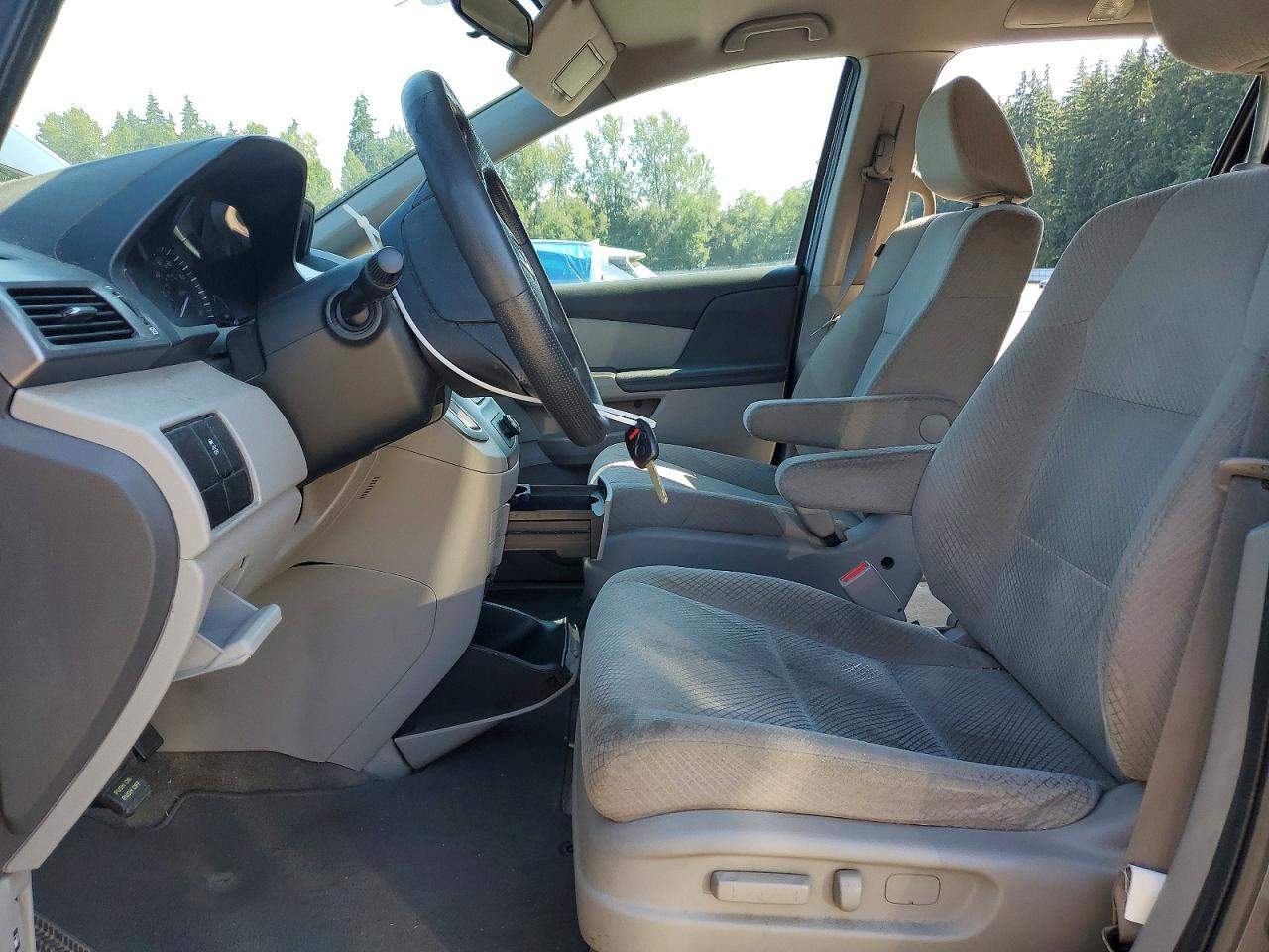 2014 Honda Odyssey Lx Gray vin: 5FNRL5H29EB112659