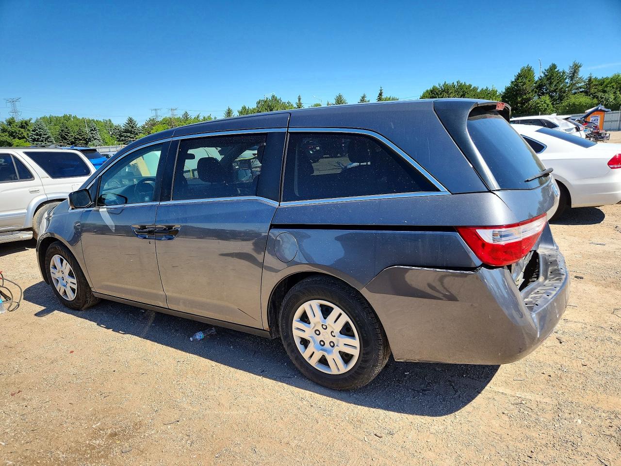 2011 Honda Odyssey Lx Серый vin: 5FNRL5H2XBB024845