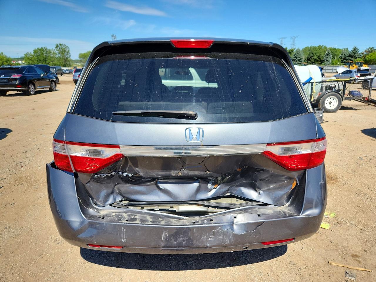 2011 Honda Odyssey Lx Серый vin: 5FNRL5H2XBB024845