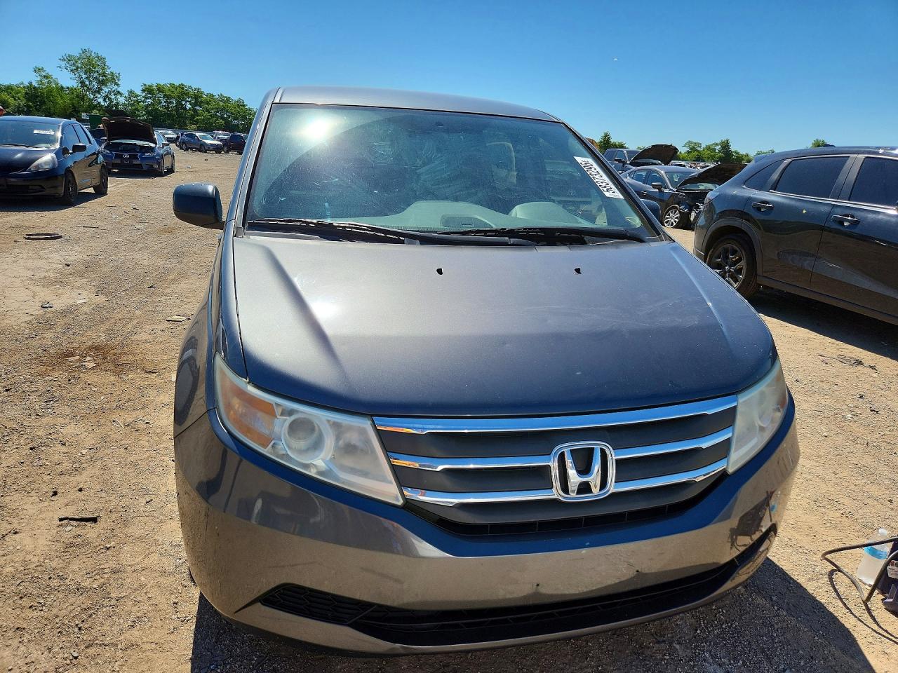2011 Honda Odyssey Lx Серый vin: 5FNRL5H2XBB024845