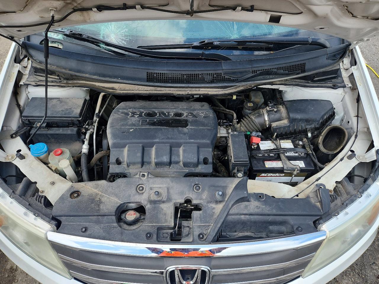 2013 Honda Odyssey Lx White vin: 5FNRL5H2XDB012360