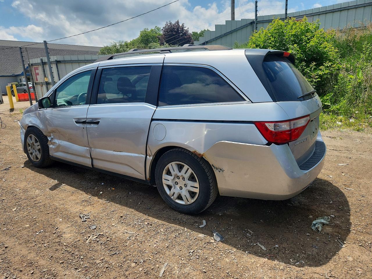 2013 Honda Odyssey Lx Silver vin: 5FNRL5H2XDB060974