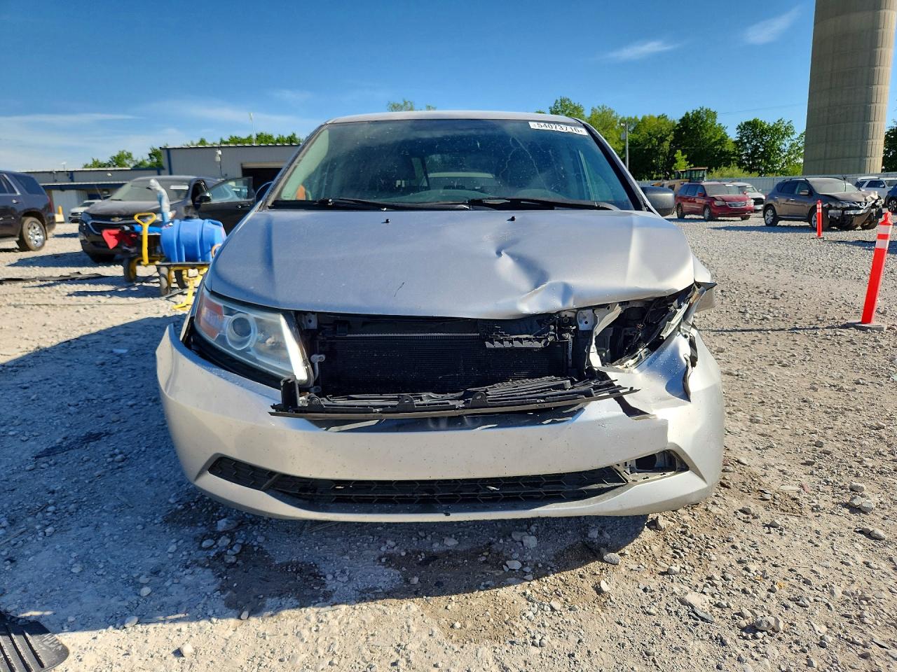 2013 Honda Odyssey Lx Серебряный vin: 5FNRL5H2XDB091917