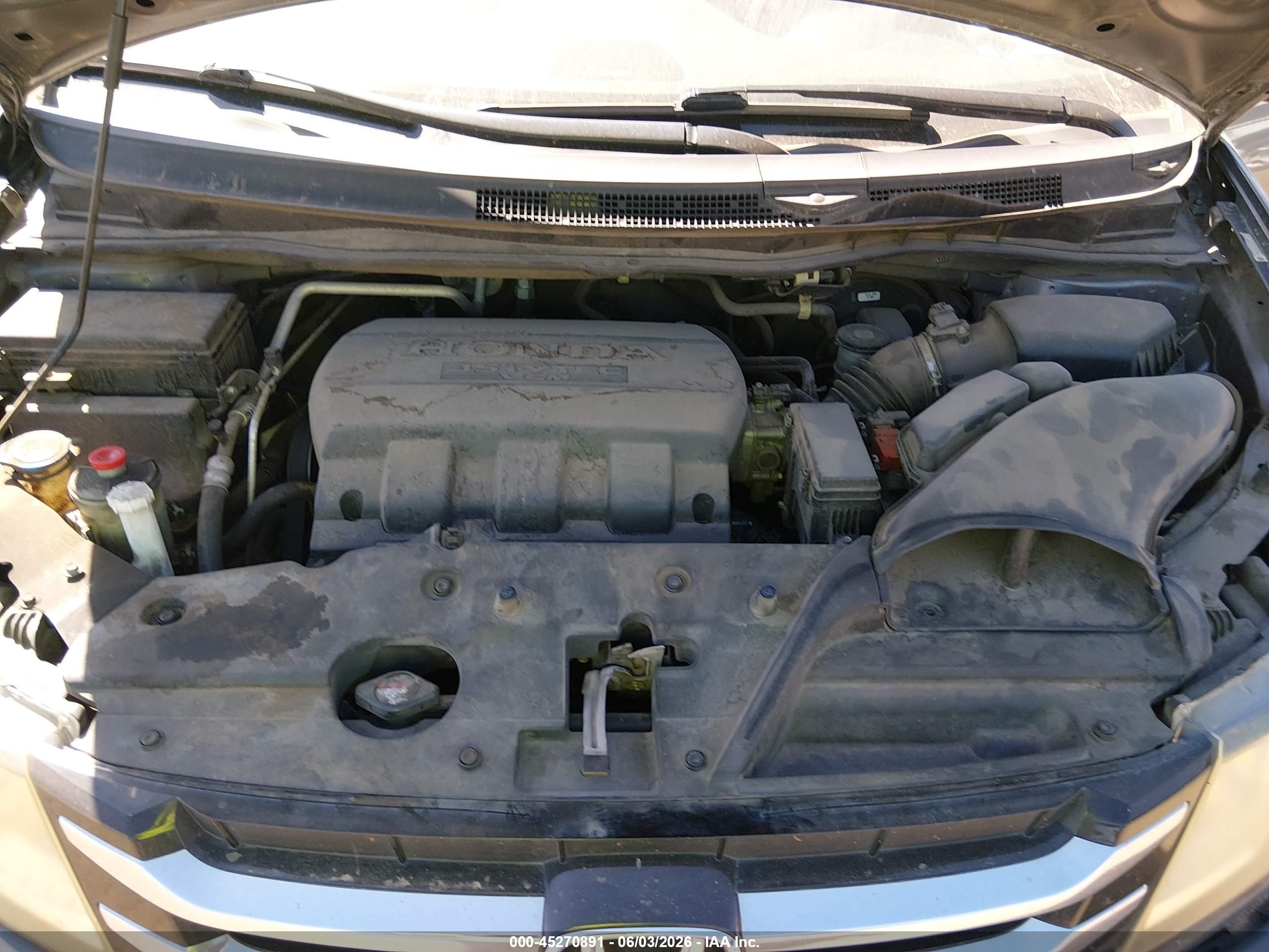 2014 Honda Odyssey Lx Gray vin: 5FNRL5H2XEB022372
