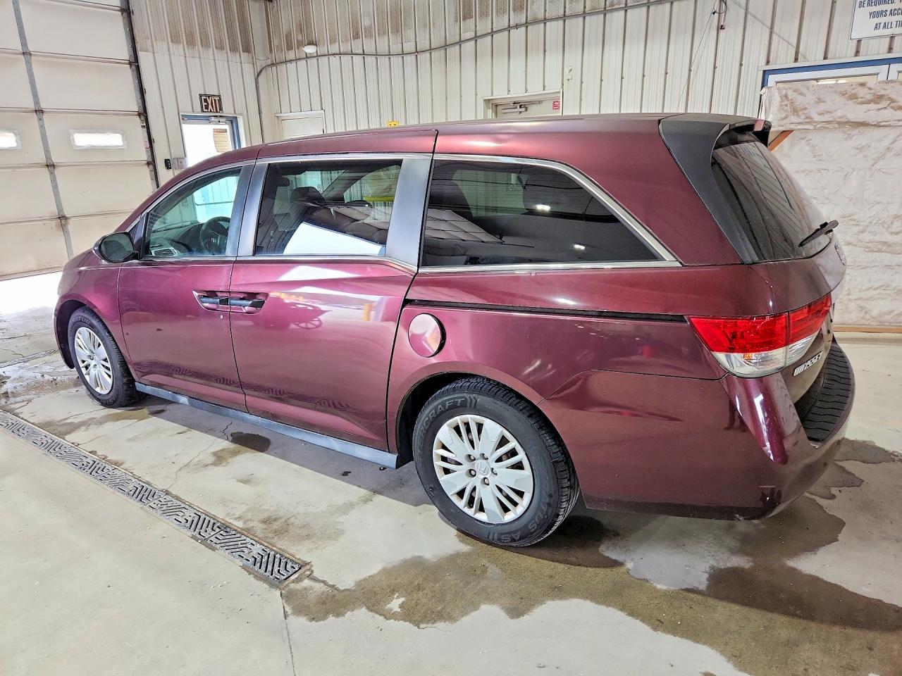 2014 Honda Odyssey Lx Maroon vin: 5FNRL5H2XEB059843