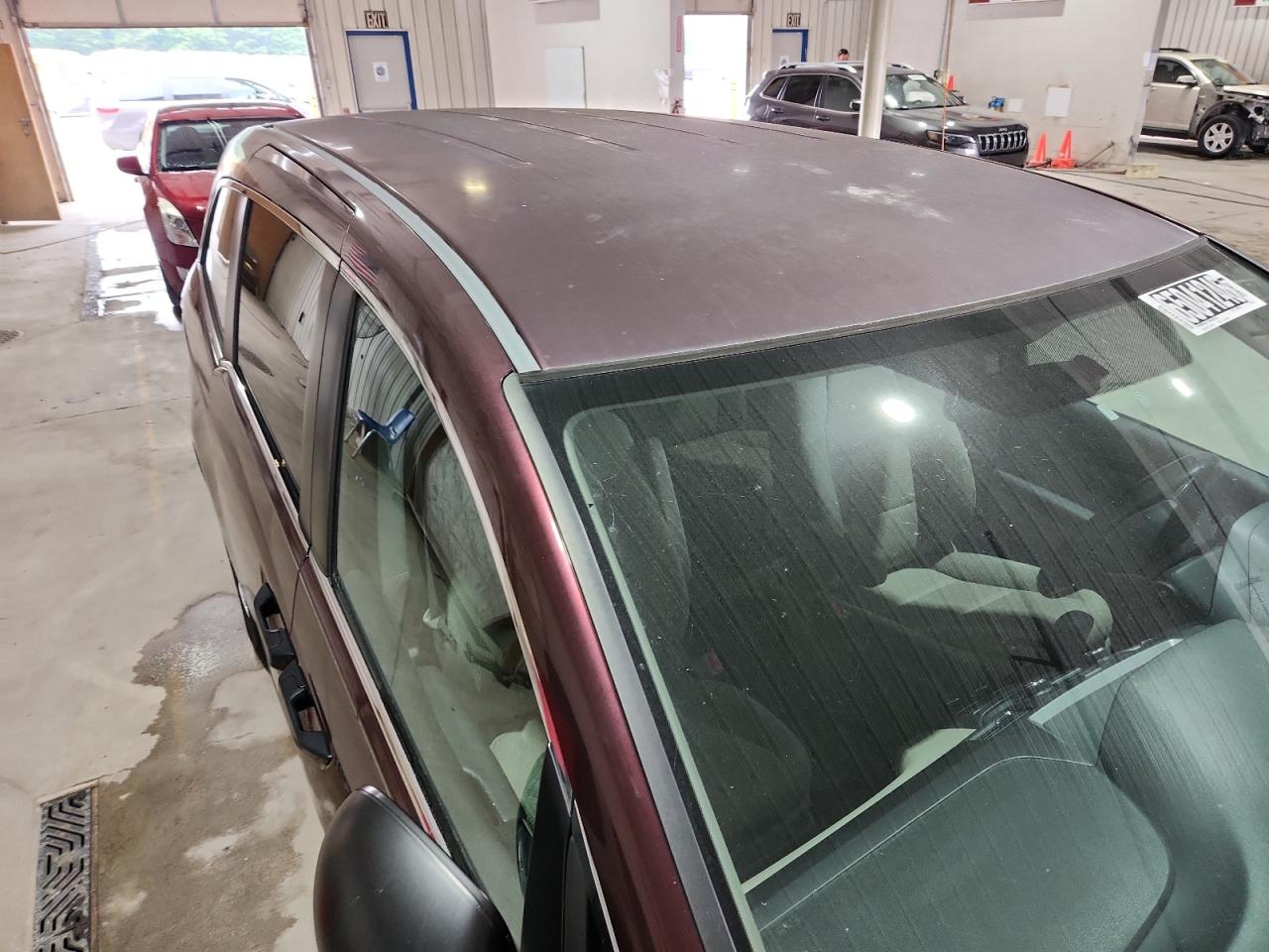 2014 Honda Odyssey Lx Maroon vin: 5FNRL5H2XEB059843 Damage: Roof Panel, Faded, Repair Required