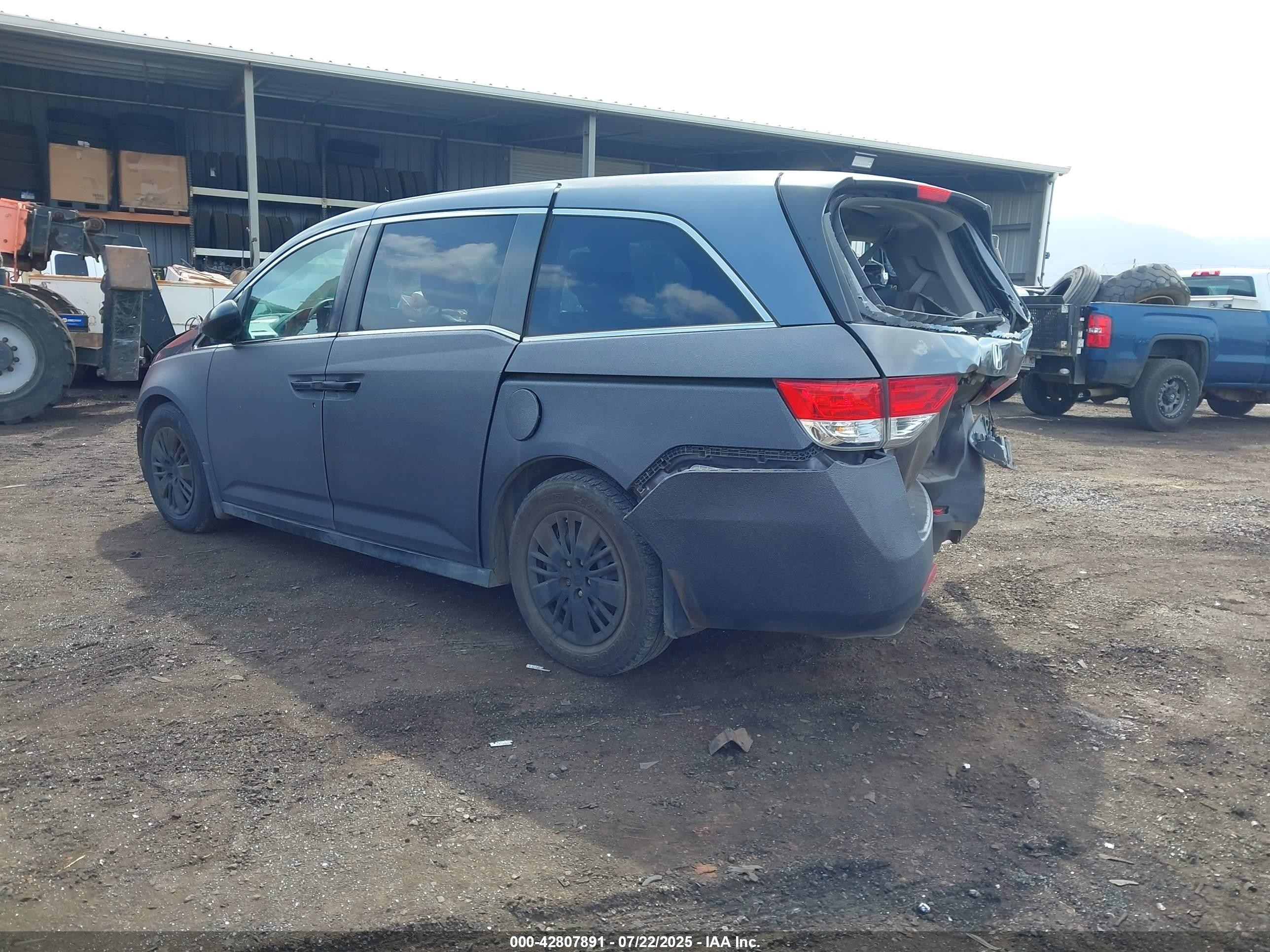 2014 Honda Odyssey Lx Черный vin: 5FNRL5H2XEB070731