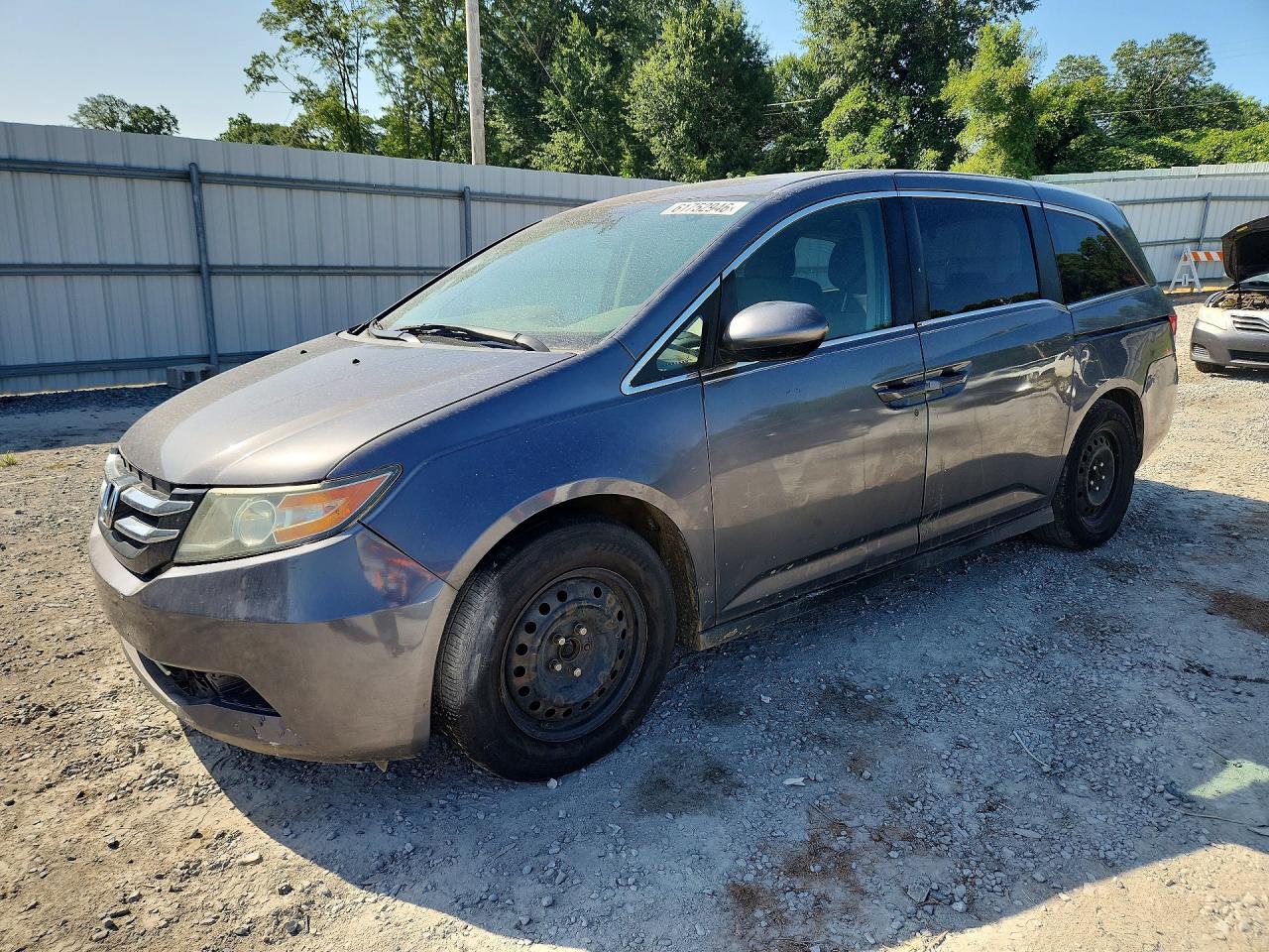 2015 Honda Odyssey Lx Gray vin: 5FNRL5H2XFB119038