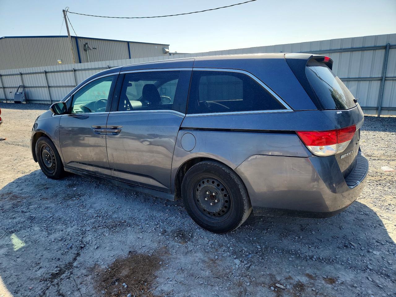 2015 Honda Odyssey Lx Gray vin: 5FNRL5H2XFB119038
