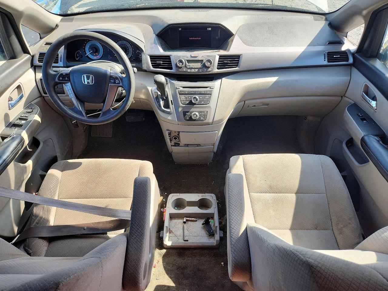 2015 Honda Odyssey Lx Gray vin: 5FNRL5H2XFB119038