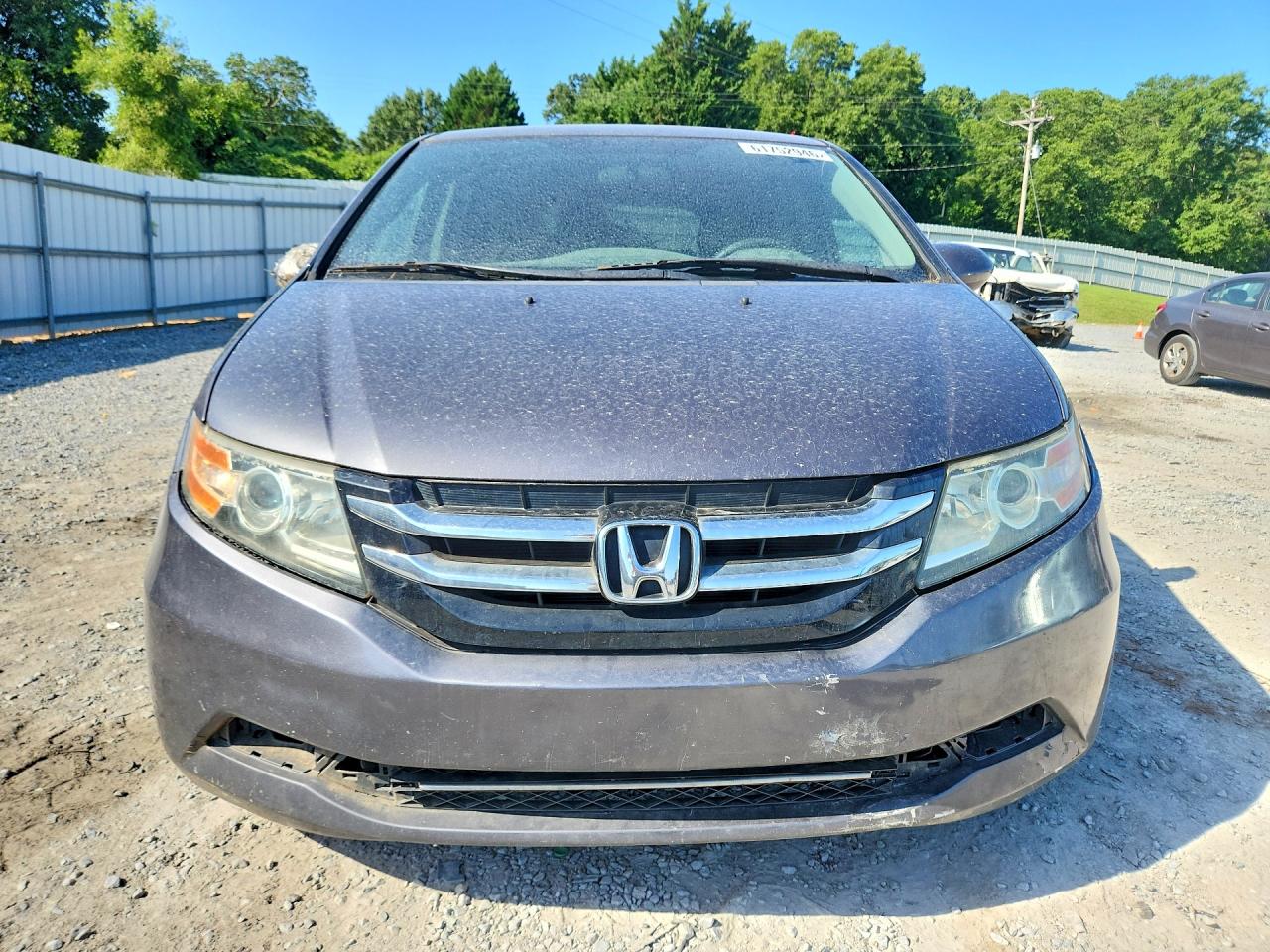 2015 Honda Odyssey Lx Gray vin: 5FNRL5H2XFB119038