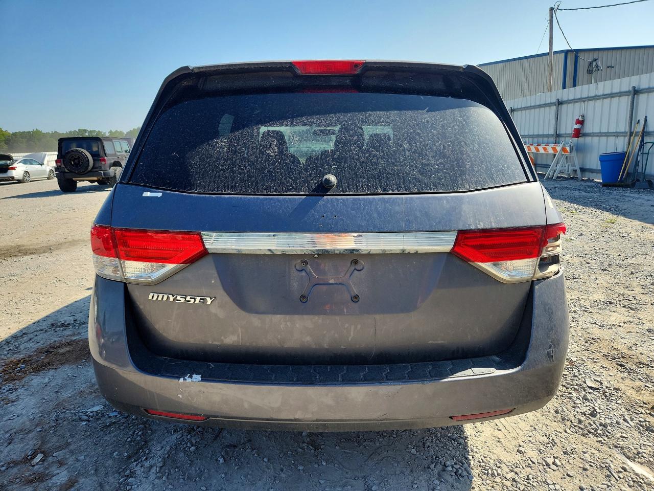 2015 Honda Odyssey Lx Gray vin: 5FNRL5H2XFB119038