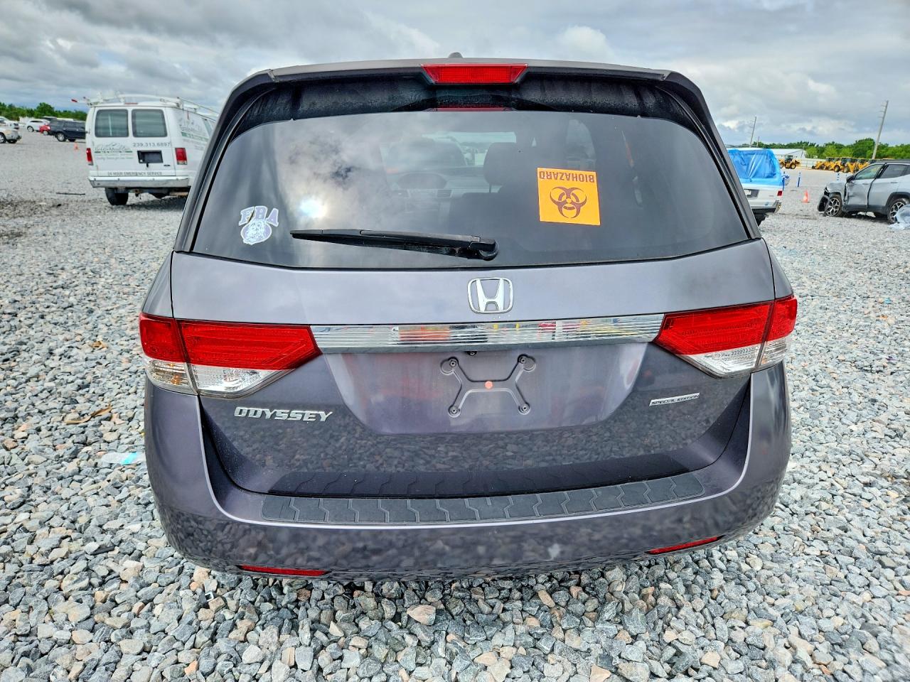 2016 Honda Odyssey Se Gray vin: 5FNRL5H30GB077702