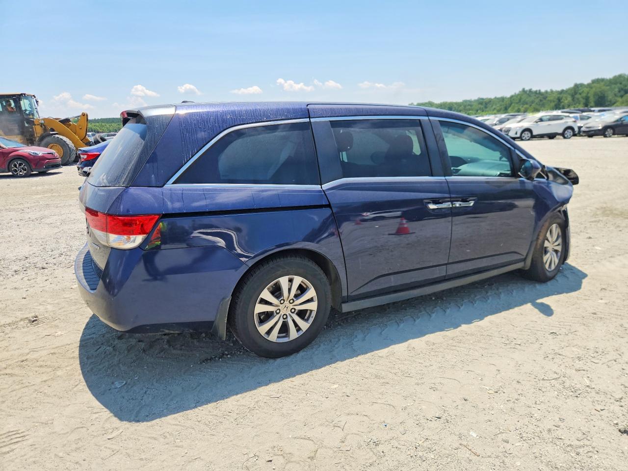 2016 Honda Odyssey Se Blue vin: 5FNRL5H32GB092007