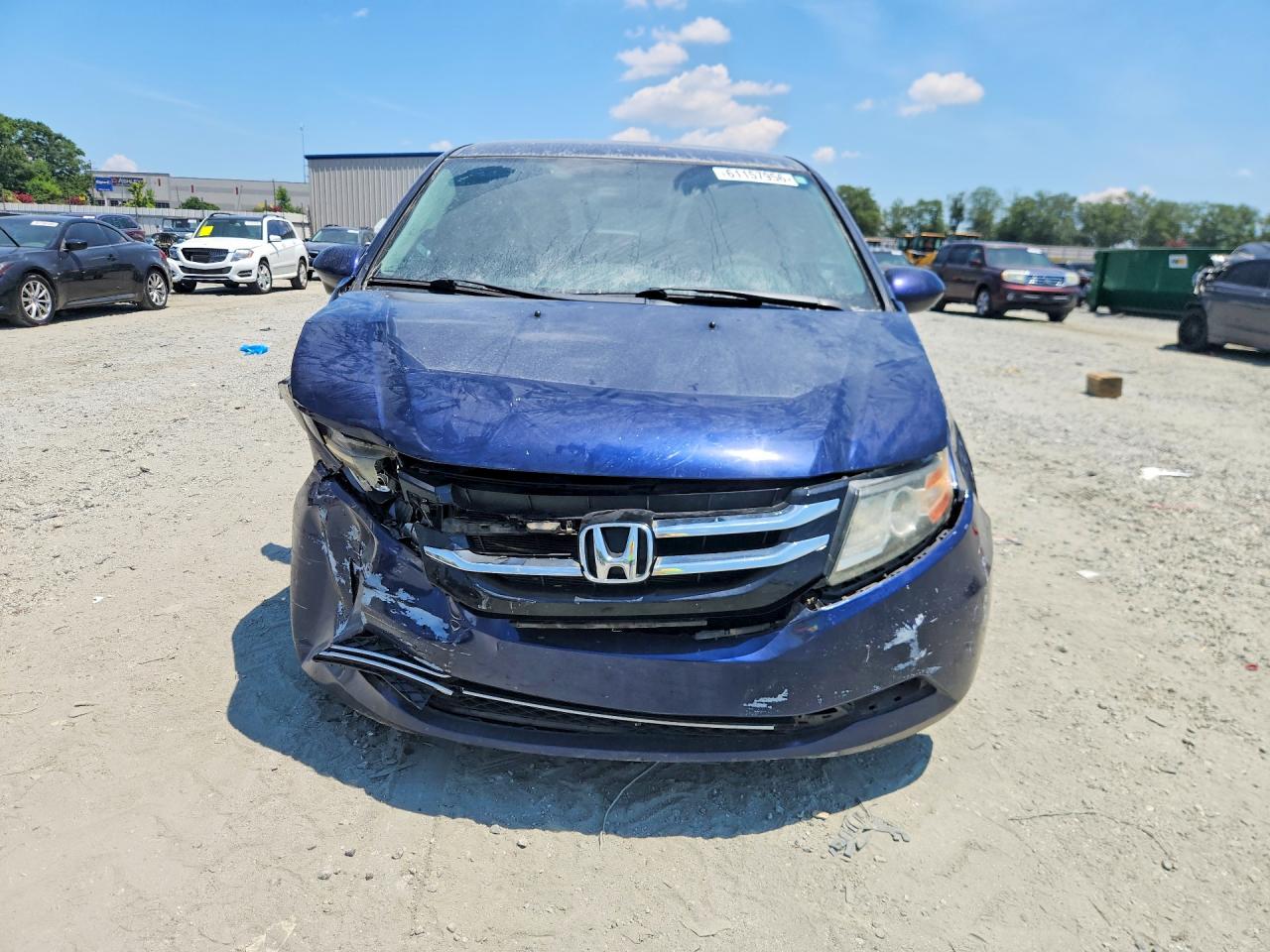 2016 Honda Odyssey Se Blue vin: 5FNRL5H32GB092007